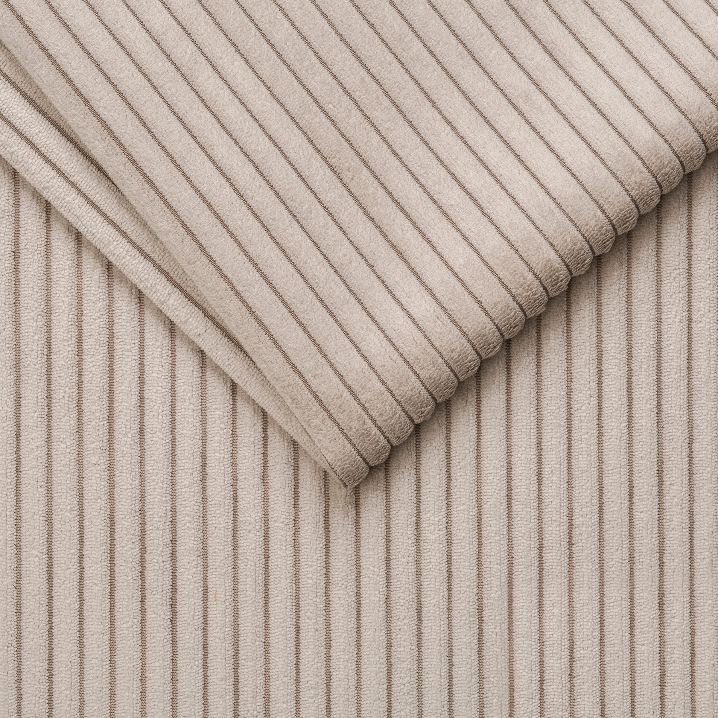 Trends by HG Wohnlandschaft »Landau U-Form«, in Cord-Stoff mit Metallfuss