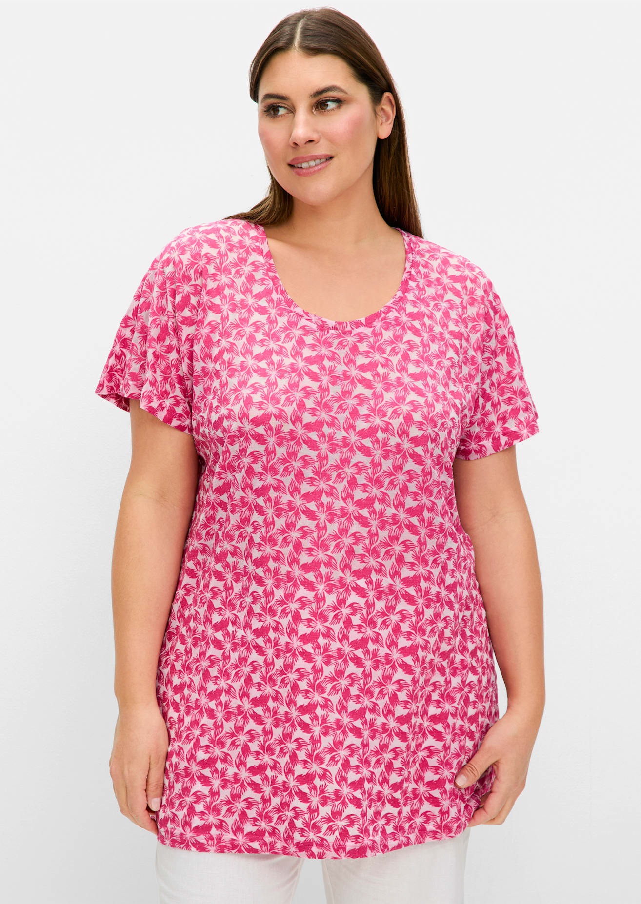 Sheego T-Shirt »T-Shirt«, (1 tlg.)