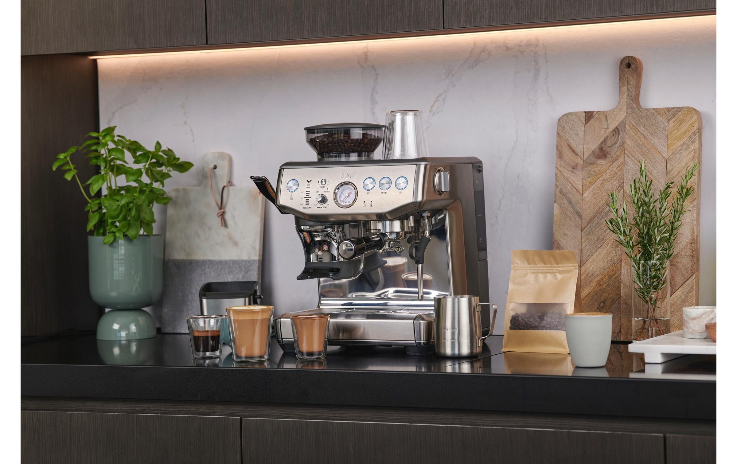 Sage Siebträgermaschine »Barista Impress Stain.steel«