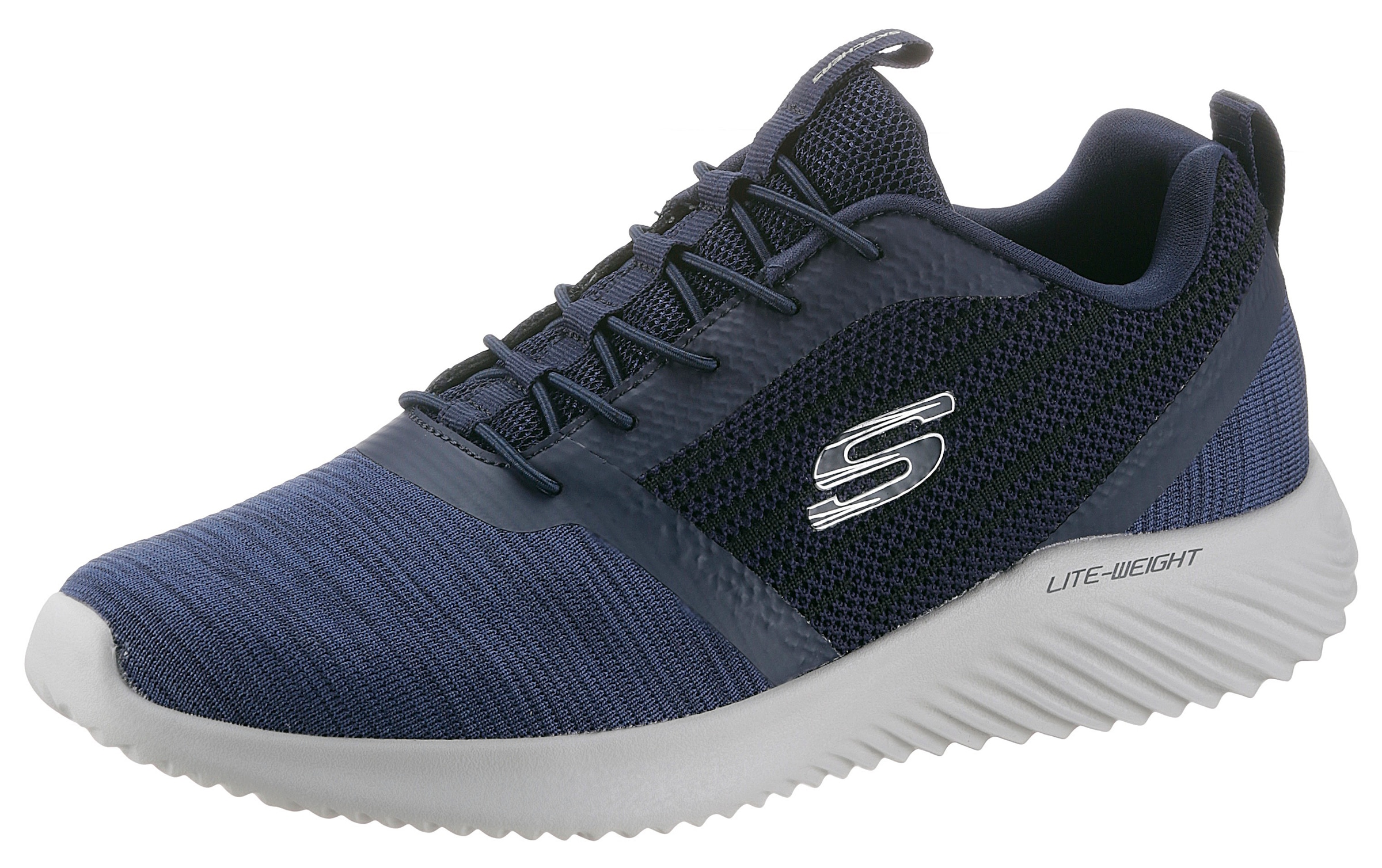 Skechers Slip-On Sneaker »BOUNDER«, Slipper, Sommerschuh, Freizeitschuh mit leichter Laufsohle