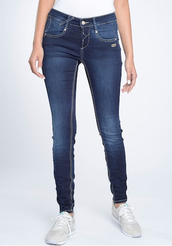 Skinny-fit-Jeans »94Nele«, mit gekreuzten Gürtelschlaufen links vorne