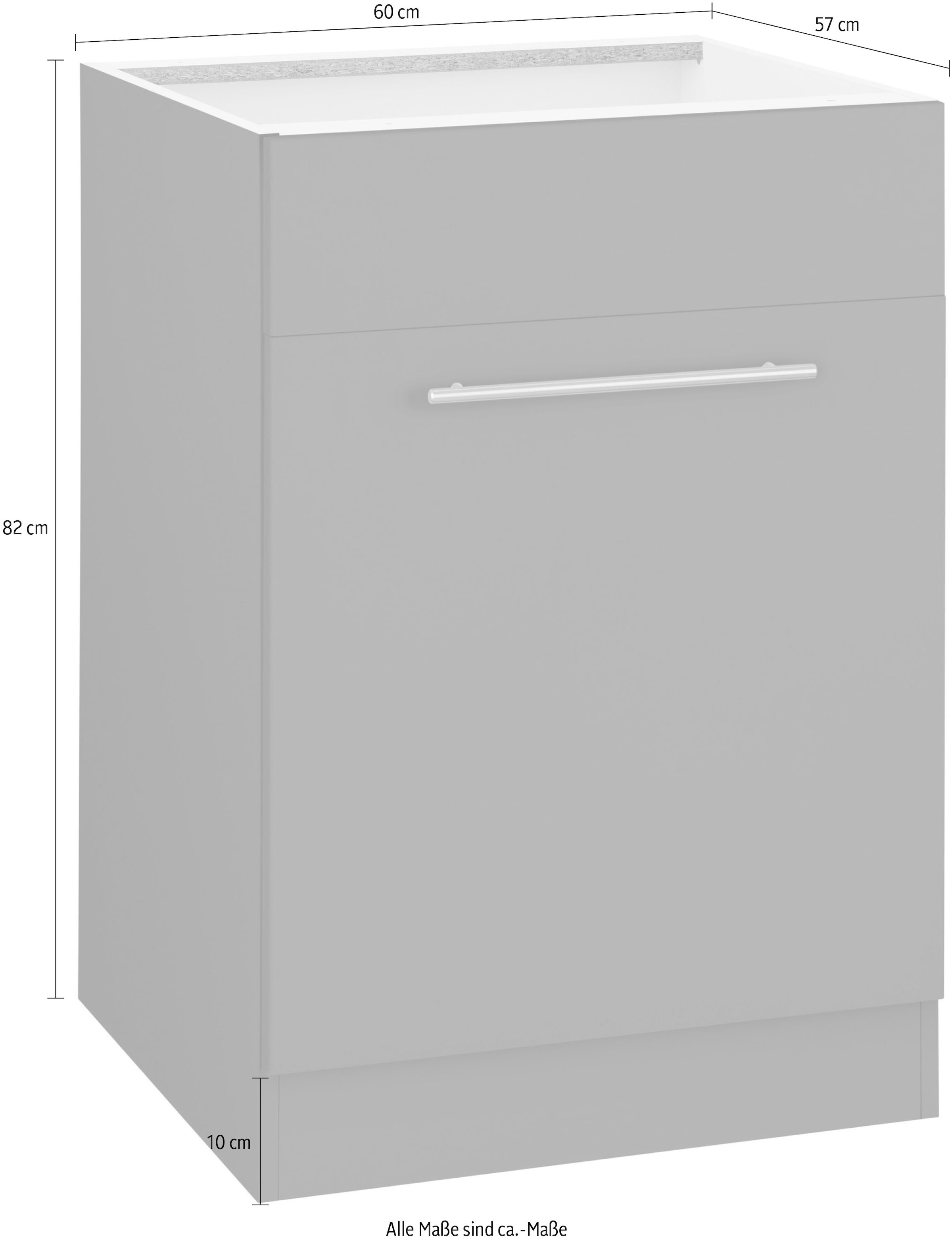 wiho Küchen Spülenschrank »Unna«, 60 cm breit, ohne Arbeitsplatte