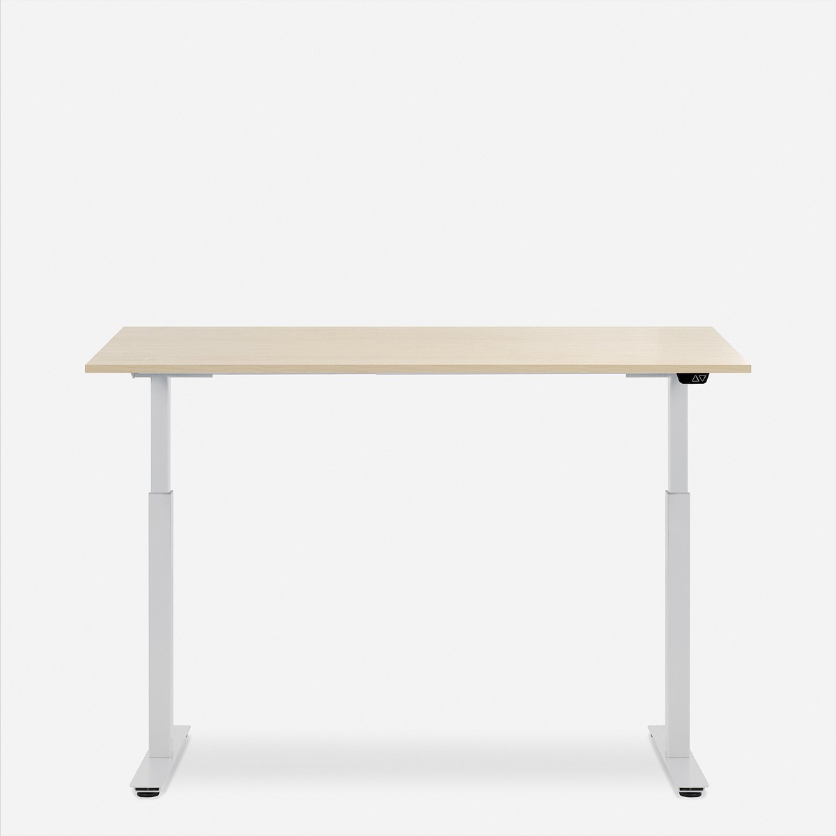Schreibtische »WRK21 Schreibtisch Smart 140 x 80 cm, Höhenverstellbar, Mandal Ahorn / Weiss«