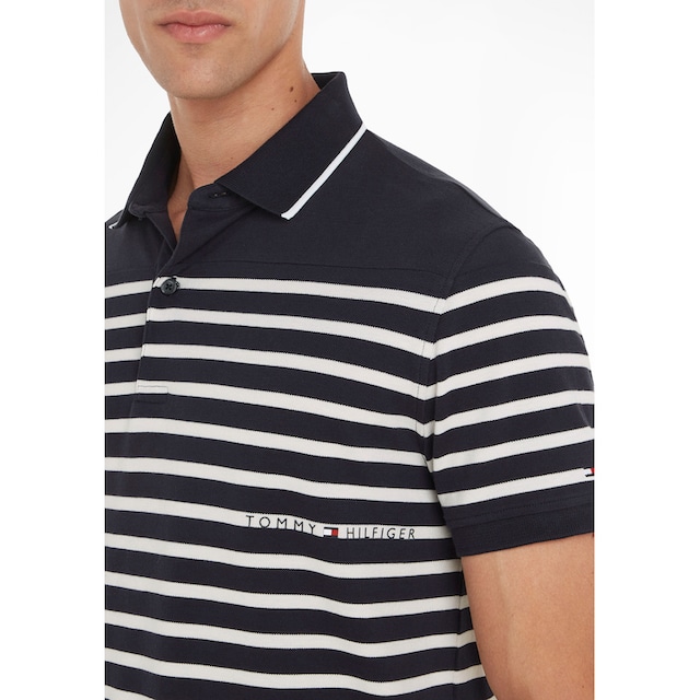 Tommy Hilfiger Poloshirt »PLACED STRIPE POLO«, in gestreifter Optik online  shoppen | Jelmoli-Versand