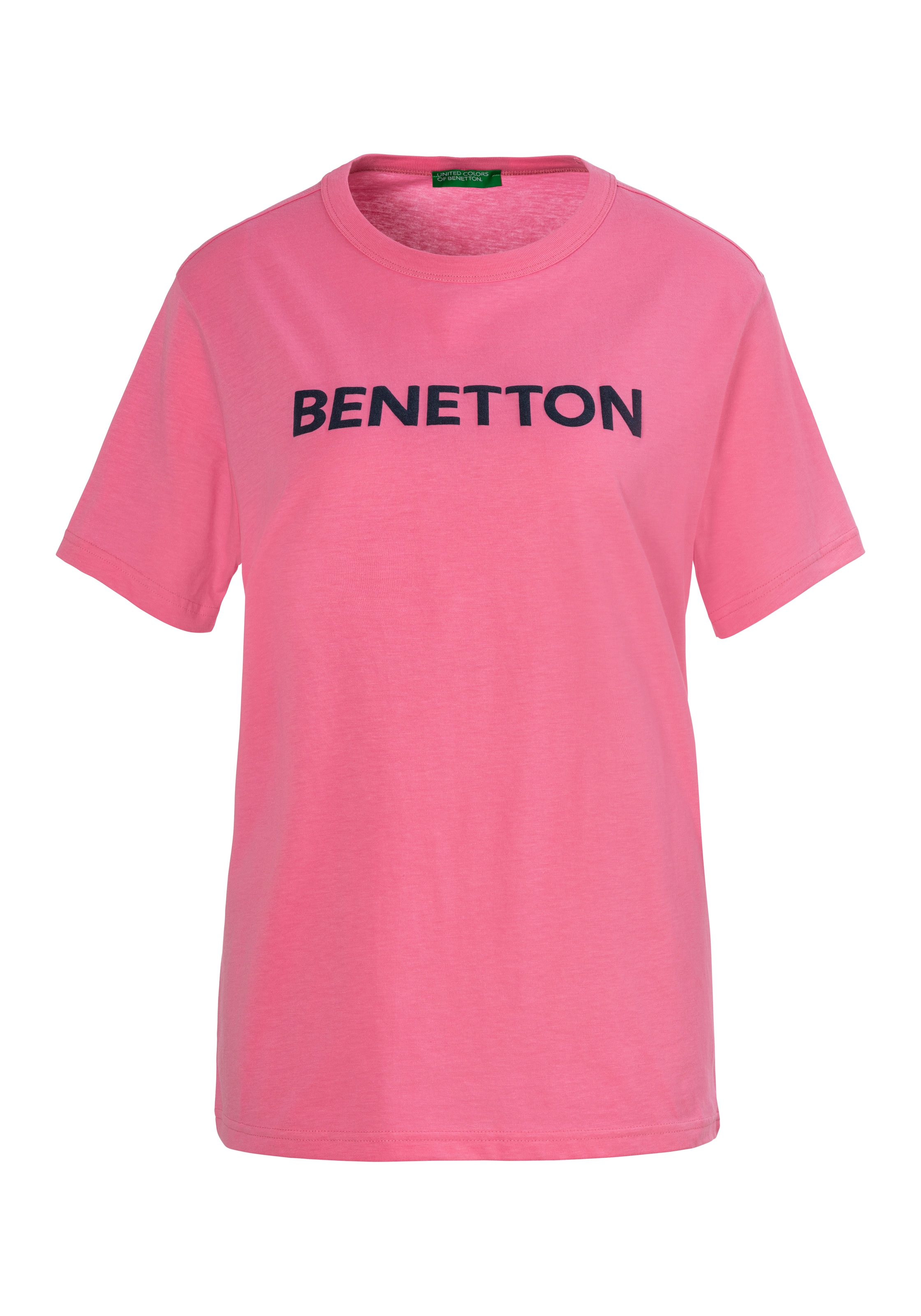 T-Shirt, mit Benetton Aufdruck