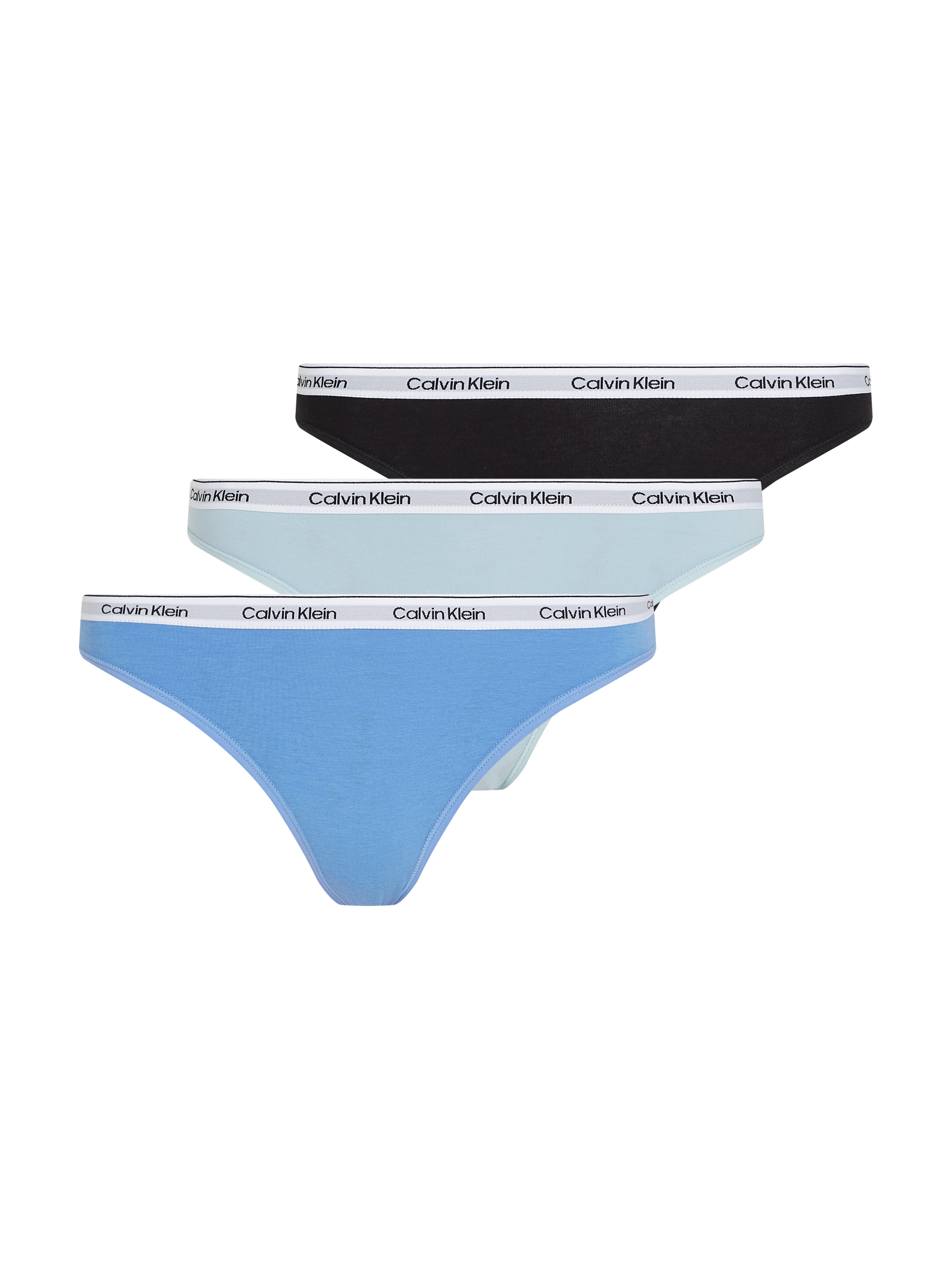 Calvin Klein Underwear Bikinislip »3 PACK BIKINI (LOW-RISE)« 3 Stk. Low Rise mit Logobund