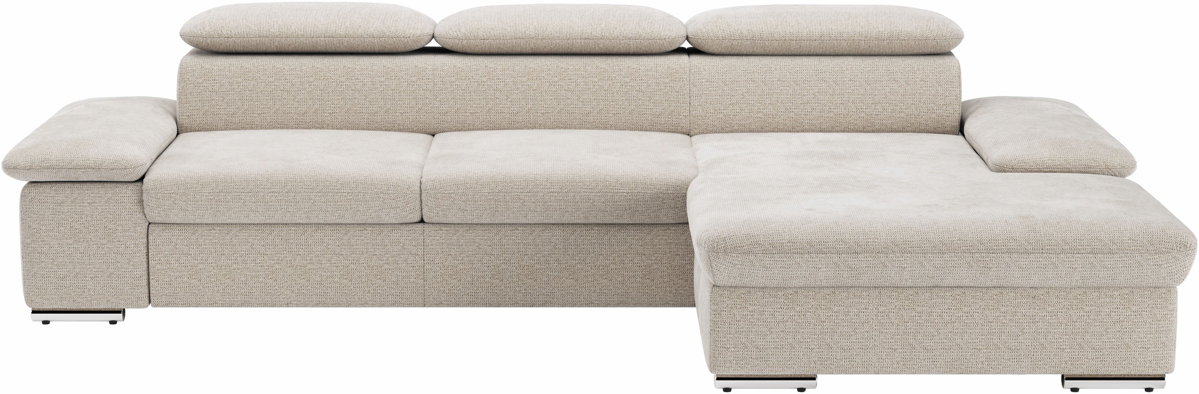 sit&more Ecksofa »Valantine L-Form«, inkl. Kopf- und Armteilverstellung, wahlweise mit Bettfunktion