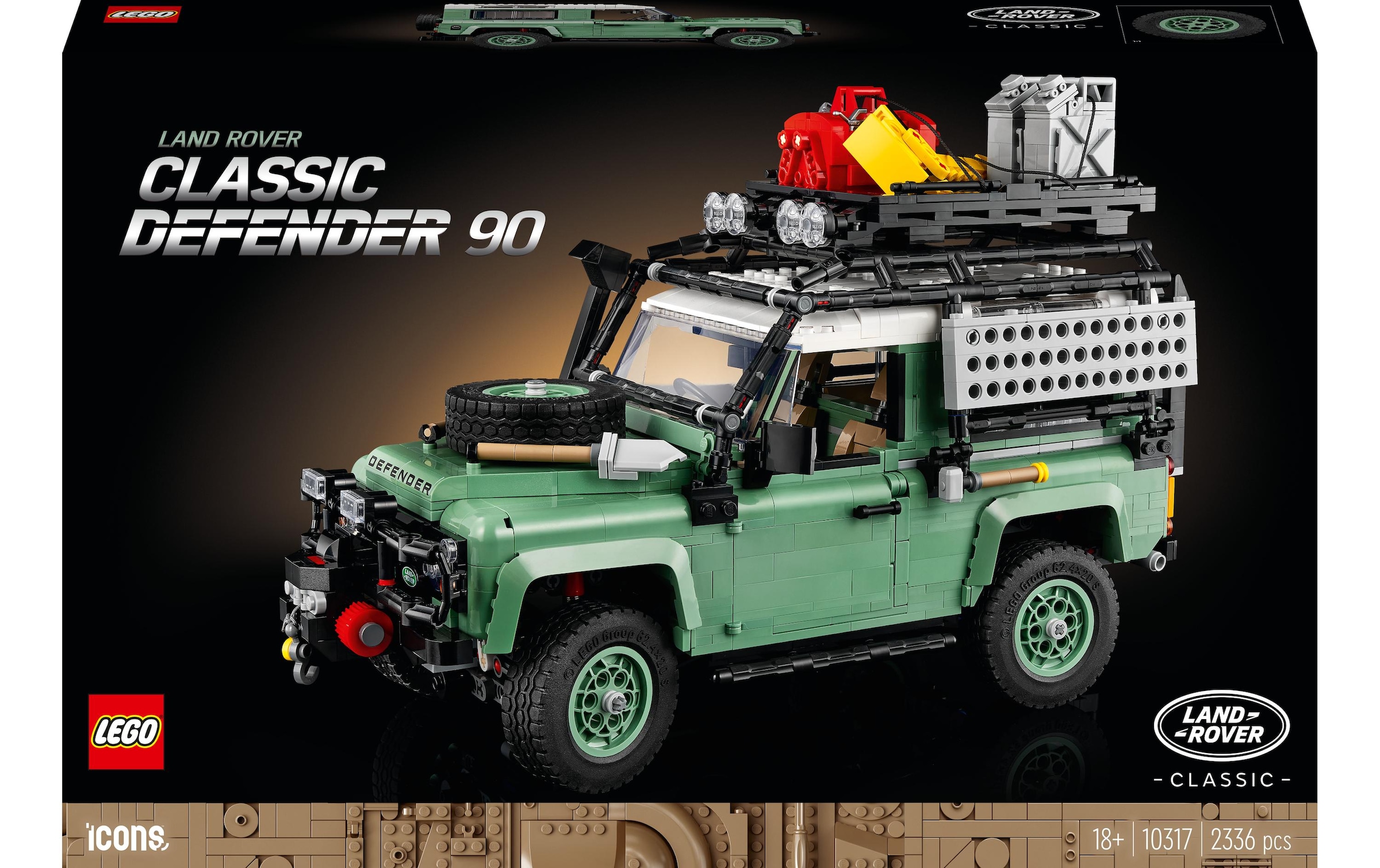 Spielbausteine »Klassischer Land Rover«, (2336 St.)