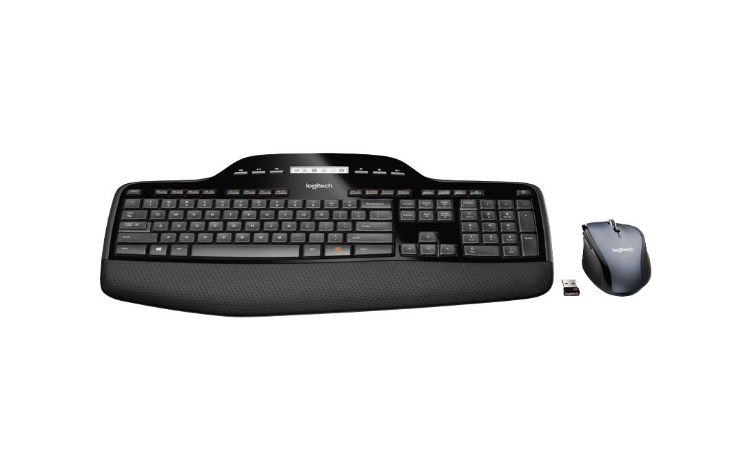 Logitech PC-Tastatur »MK710 UK-Layout«, (Ziffernblock)