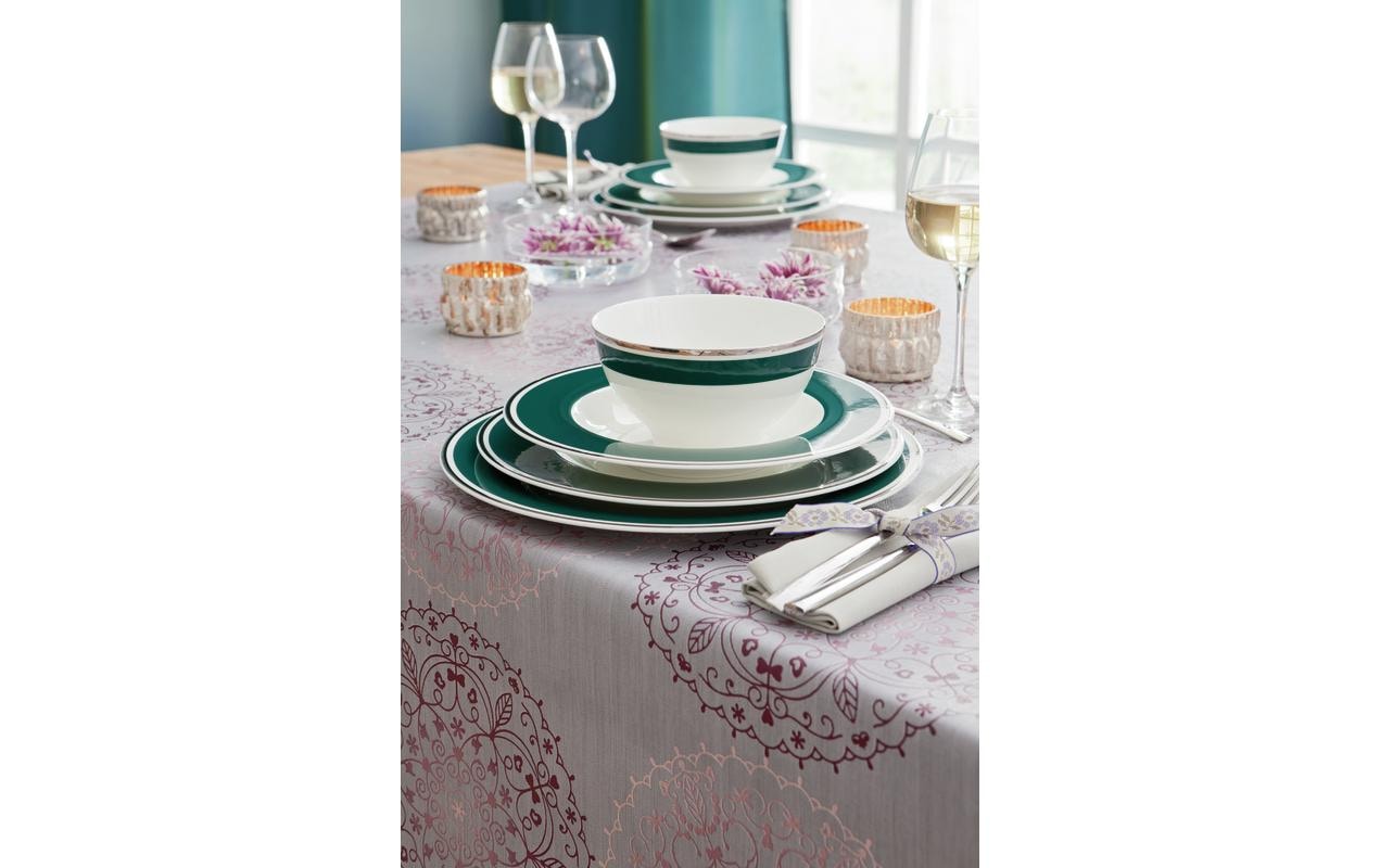 Tischdecke »Monte Carlo Charlene 150 cm x 44959 m, Grau«, (1 St.)