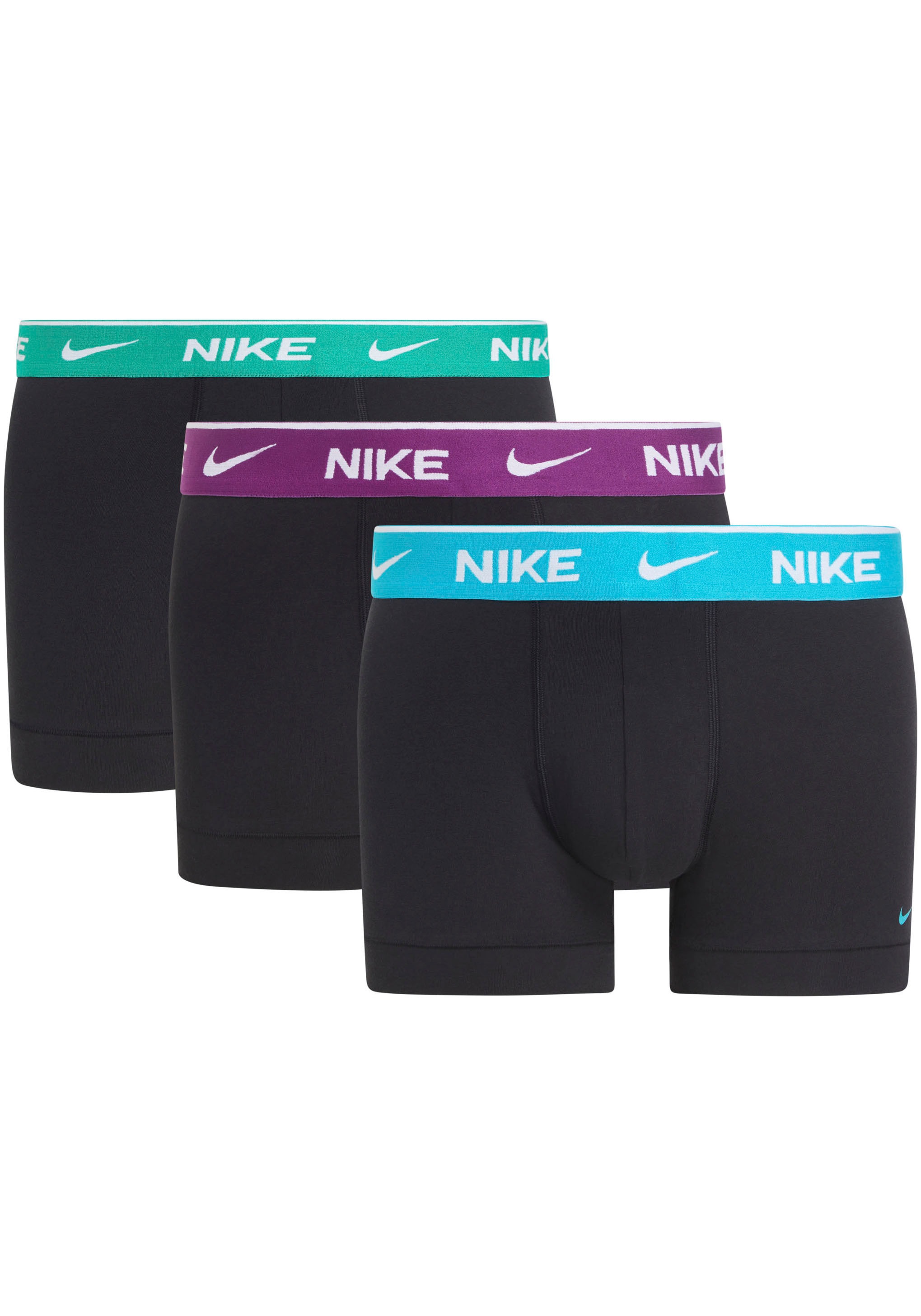 NIKE Underwear Trunk Packung, 3er-Pack, 3 Stk. mit Markenlabel