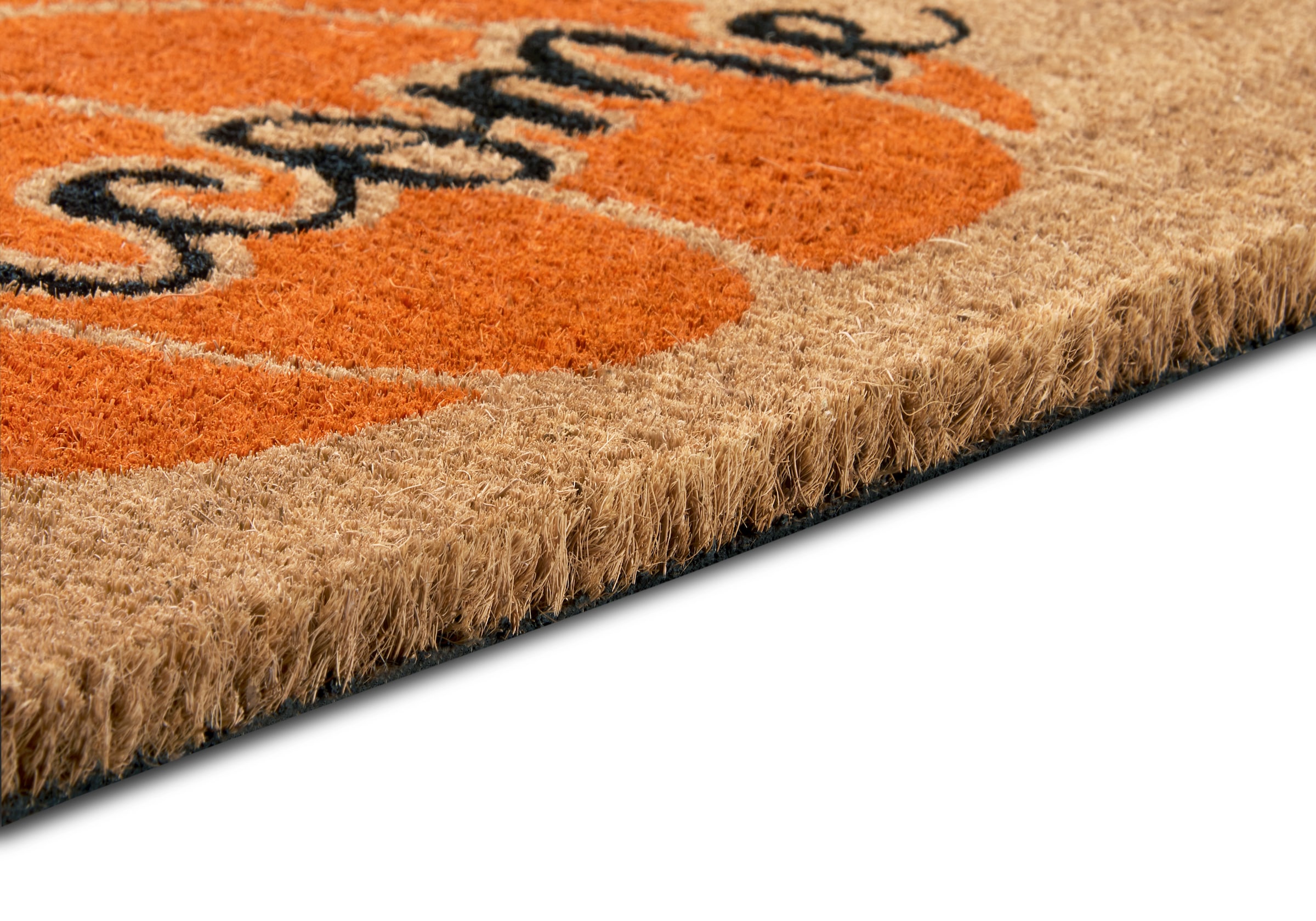 HANSE Home Fussmatte »Mix Mats Kokos Welcome Pumpkin, Türmatte«, rechteckig, 15 mm Höhe, Kokos, Schmutzfangmatte, Outdoor, Rutschfest, Innen, Kokosmatte, Flur