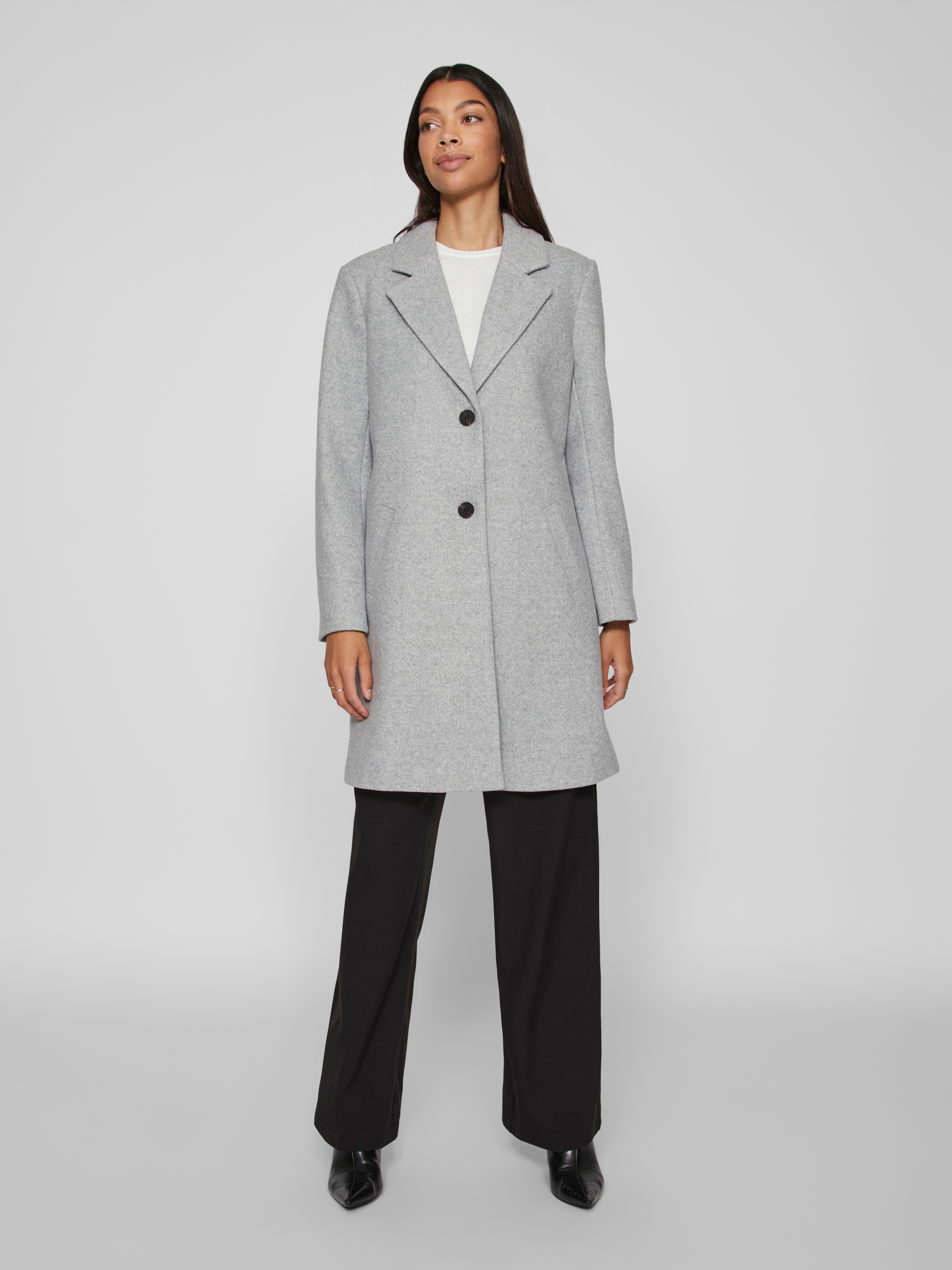 Vila Kurzmantel »VICLAUDIA BUTTON COAT - NOOS«
