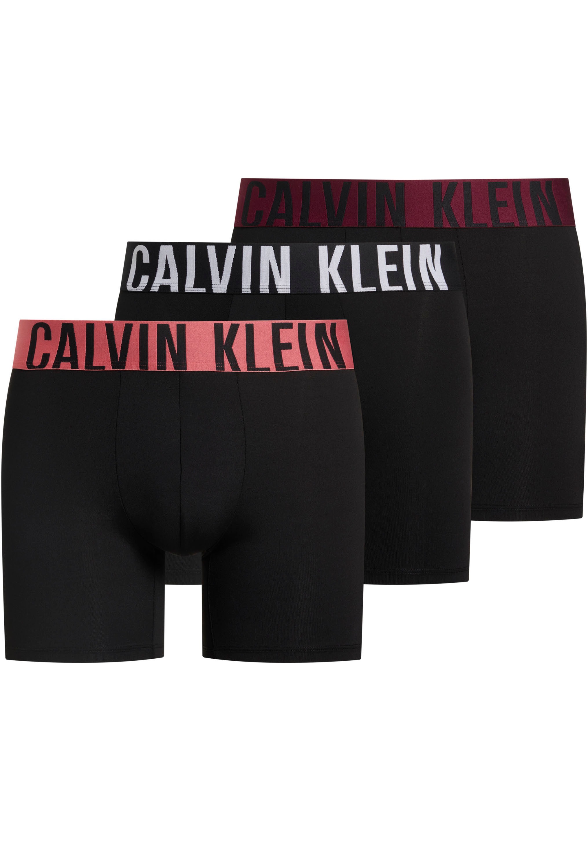 Calvin Klein Underwear Boxer »BOXER BRIEF 3PK« Packung, 3er, 3 Stk. mit elastischem Logobund