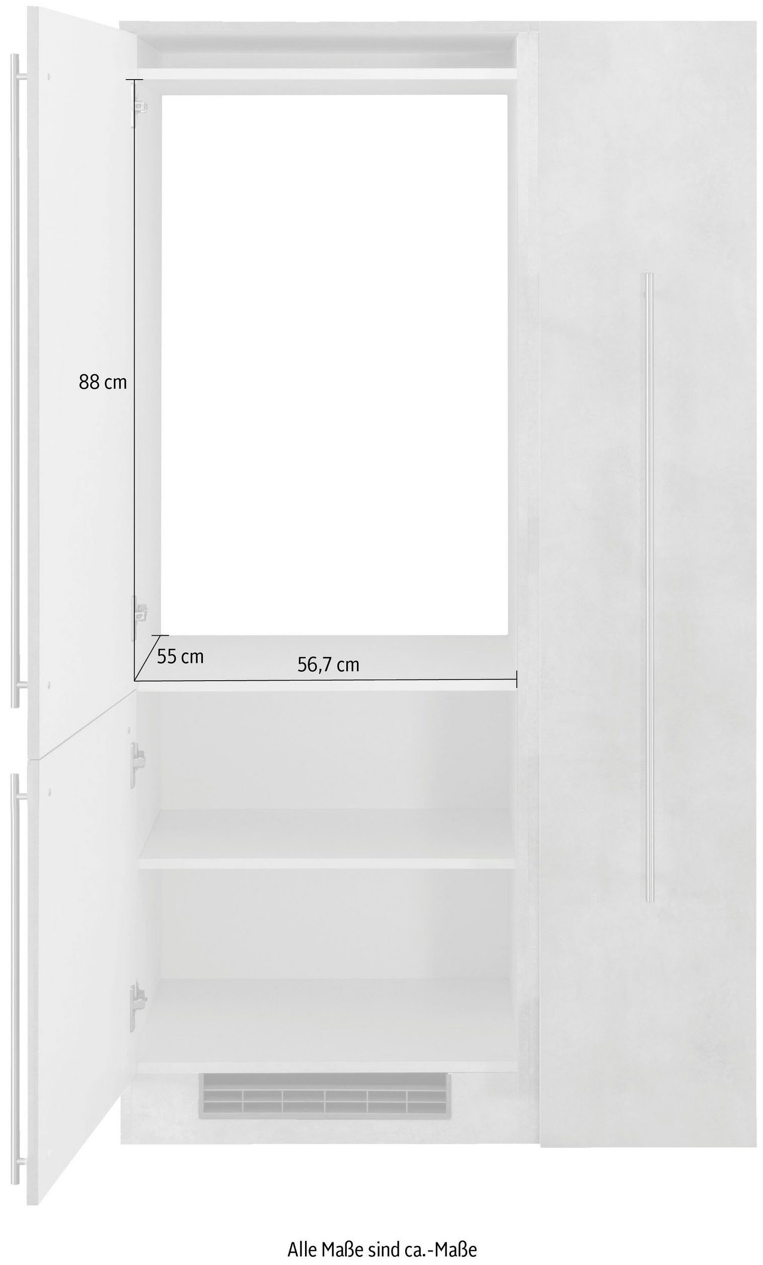 wiho Küchen Küche »Chicago«, wahlweise mit E-Geräten, Breite 90 cm