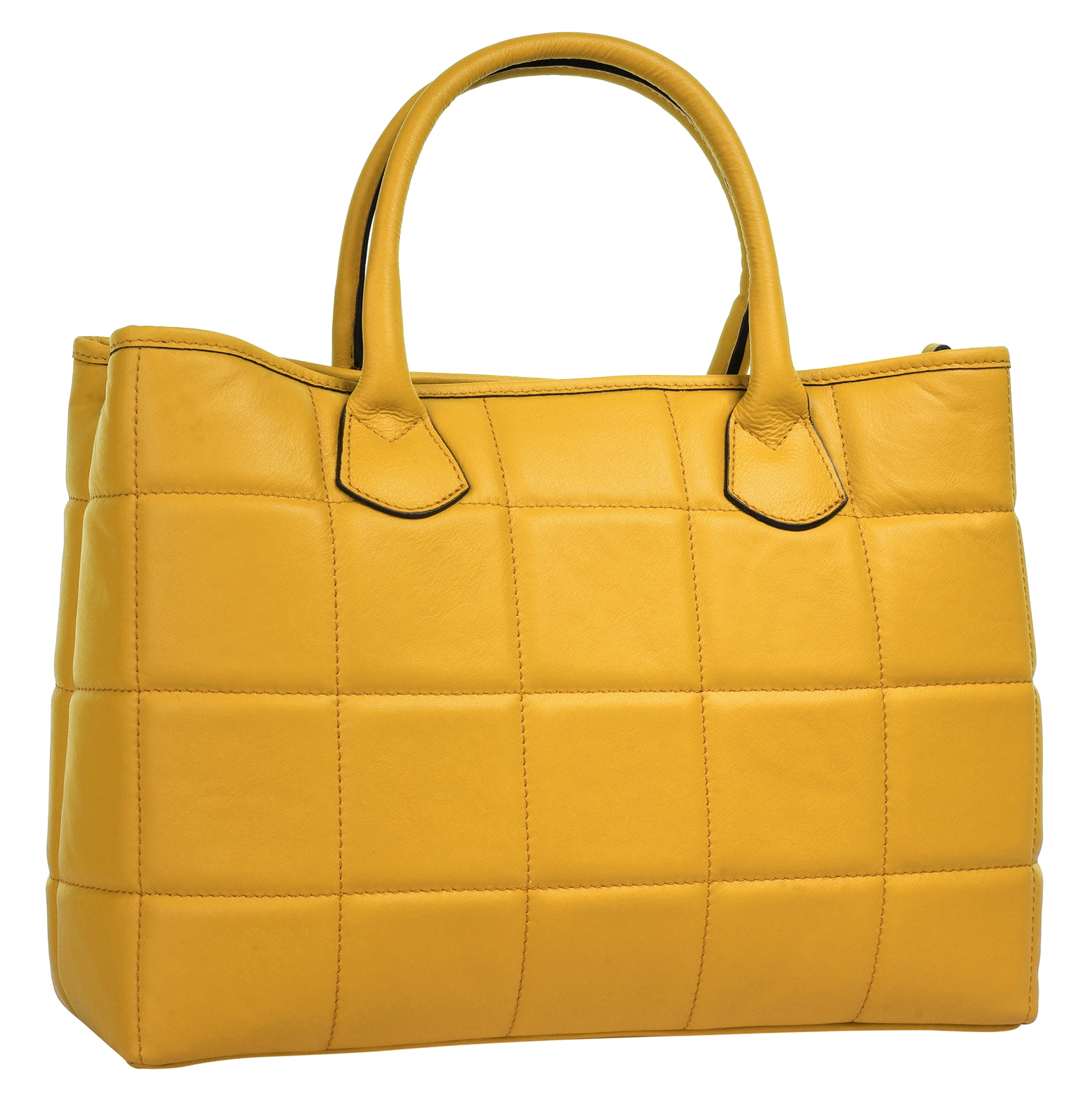 Cluty Henkeltasche, echt Leder, Made in Italy