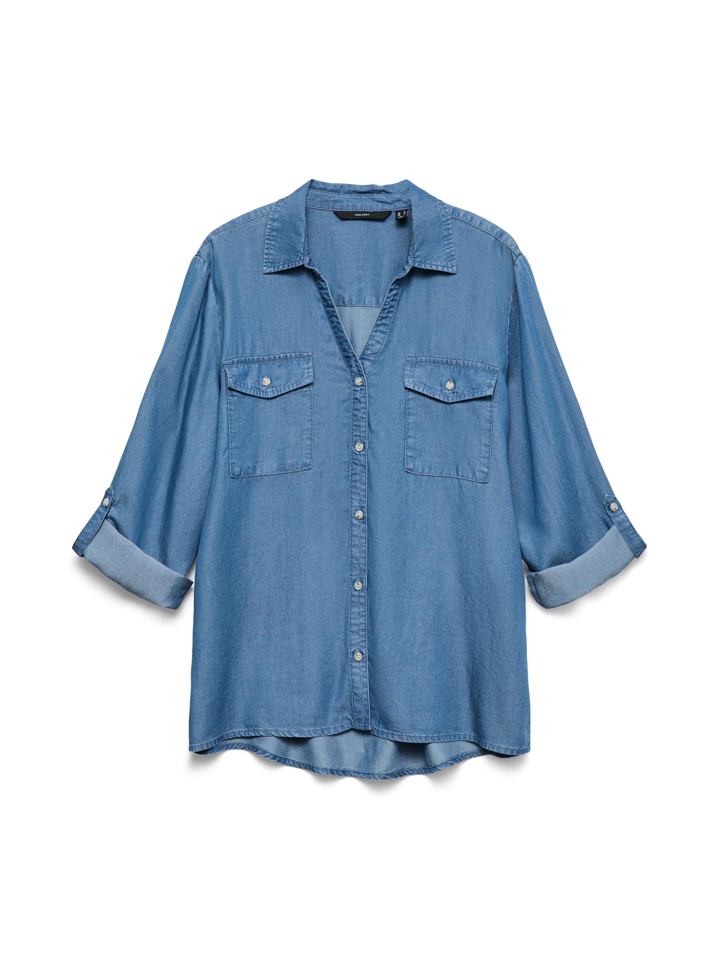 Vero Moda Hemdbluse »VMBREE 7/8 SLEEVE LOOSE TENCEL SHIRT GA«