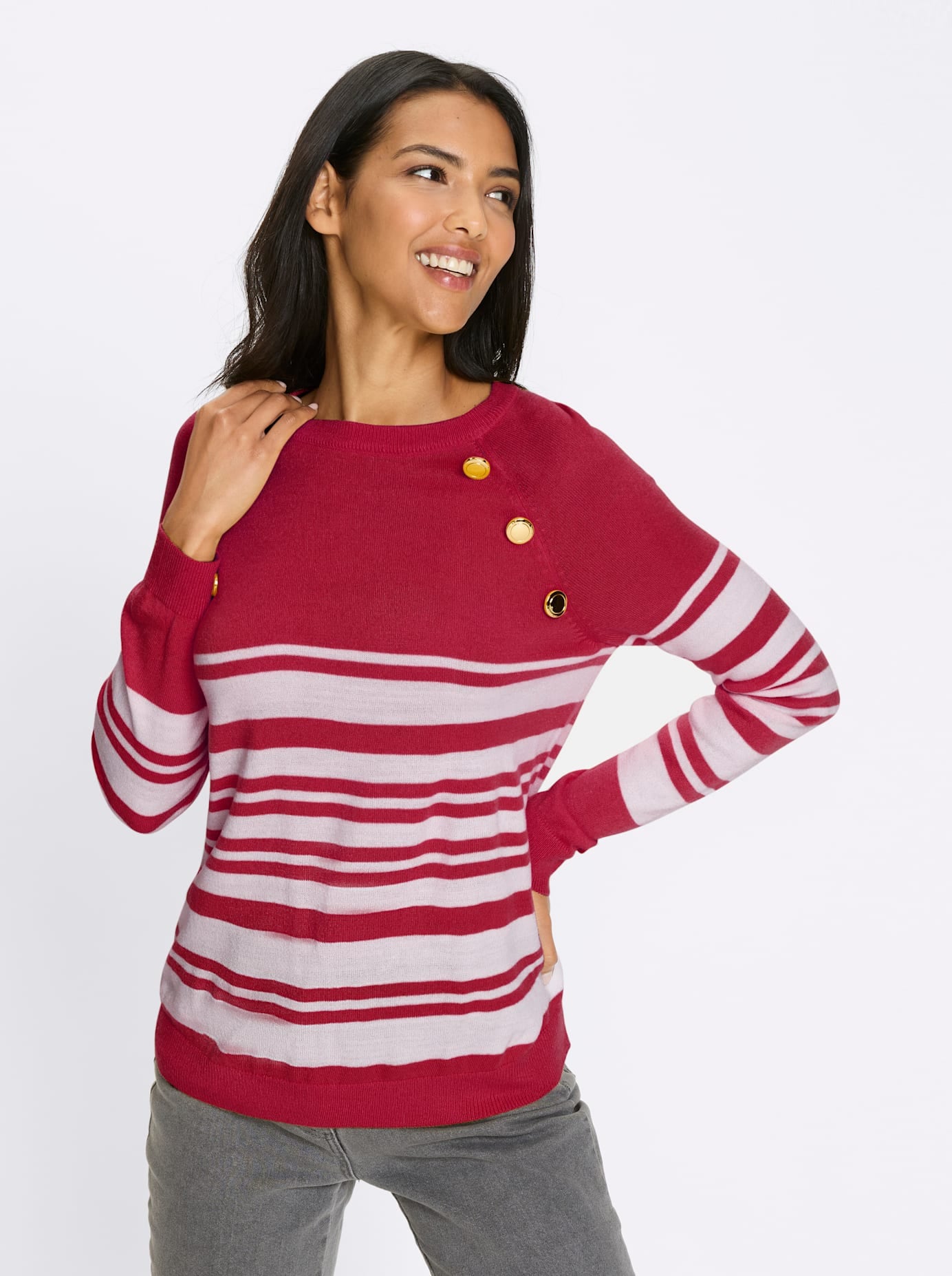 Classic Basics Streifenpullover "Ringel-Pullover"