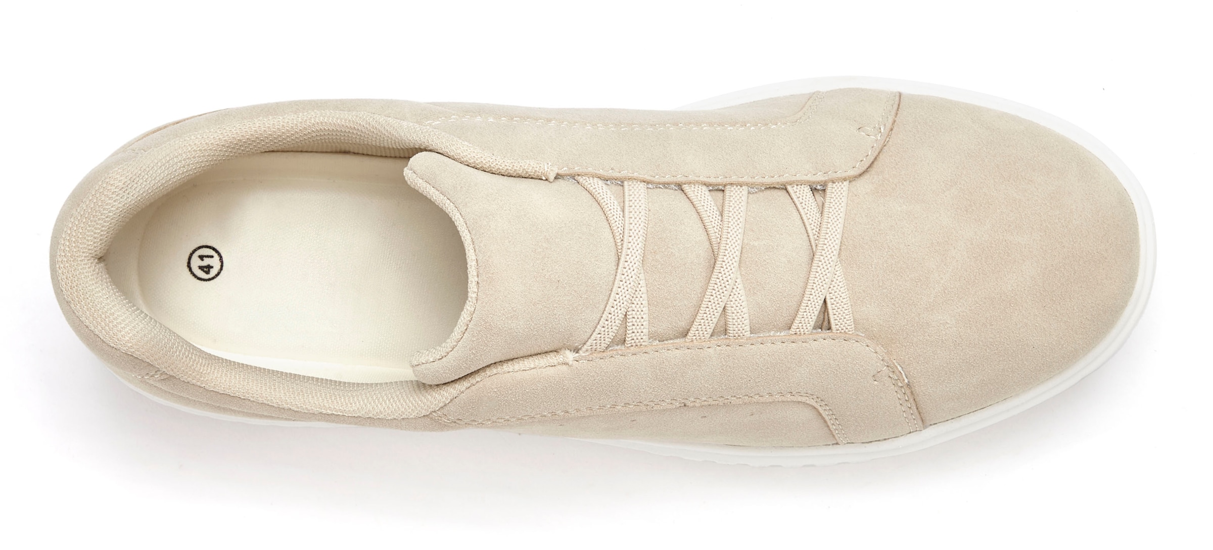 John Devin Sneaker »Freizeitschuh,«, mit elastischen Bändern für schnelles Reinschlüpfen, Unisex VEGAN