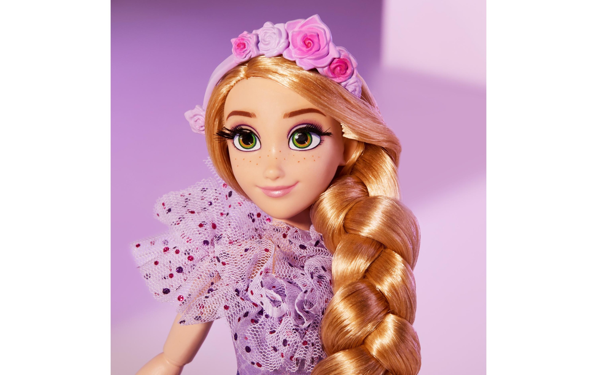 Disney Princess Anziehpuppe »Prinzessin Serie Rapunzel«, (Set, 1 tlg.)