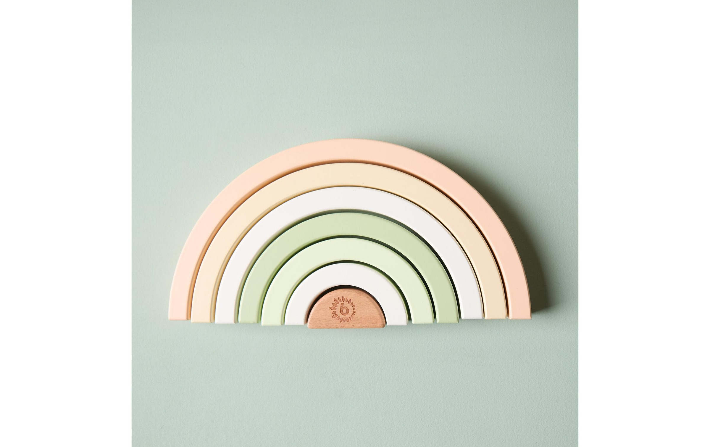 BIECO Stapelspielzeug »Regenbogen Hase Fine 24 cm x 12 cm x 2,5 cm«