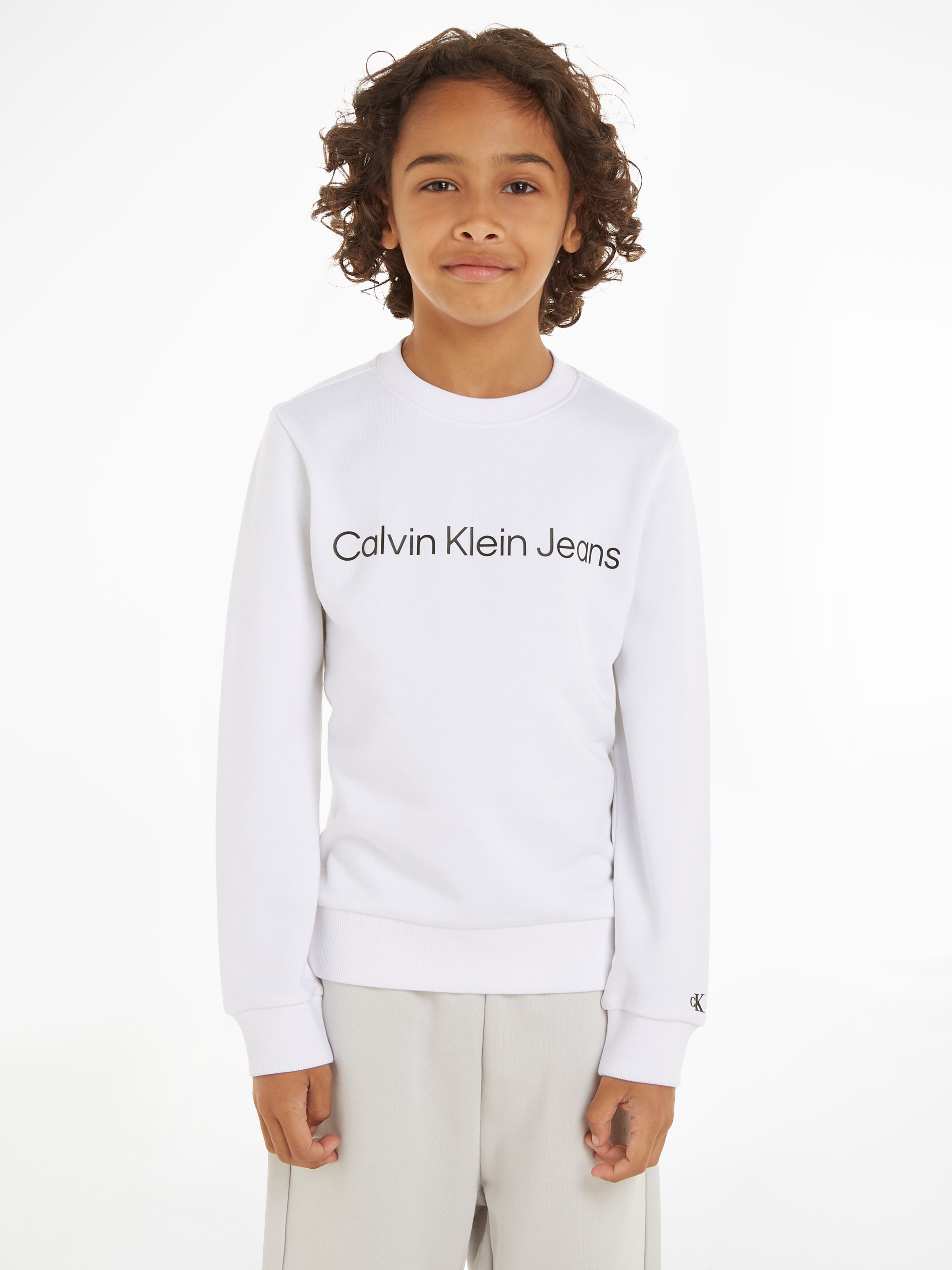 Calvin Klein Jeans Sweatshirt »INST. LOGO REGULAR CN«, für Kinder bis 16 Jahre