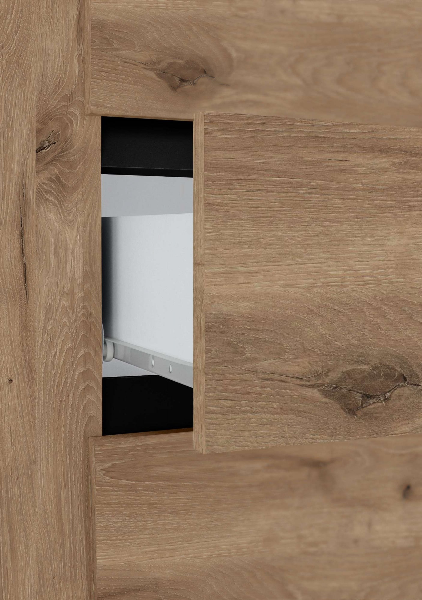 Home affaire Hochschrank »Wisla«, Höhe 180 cm, mit Türen & Schubkasten