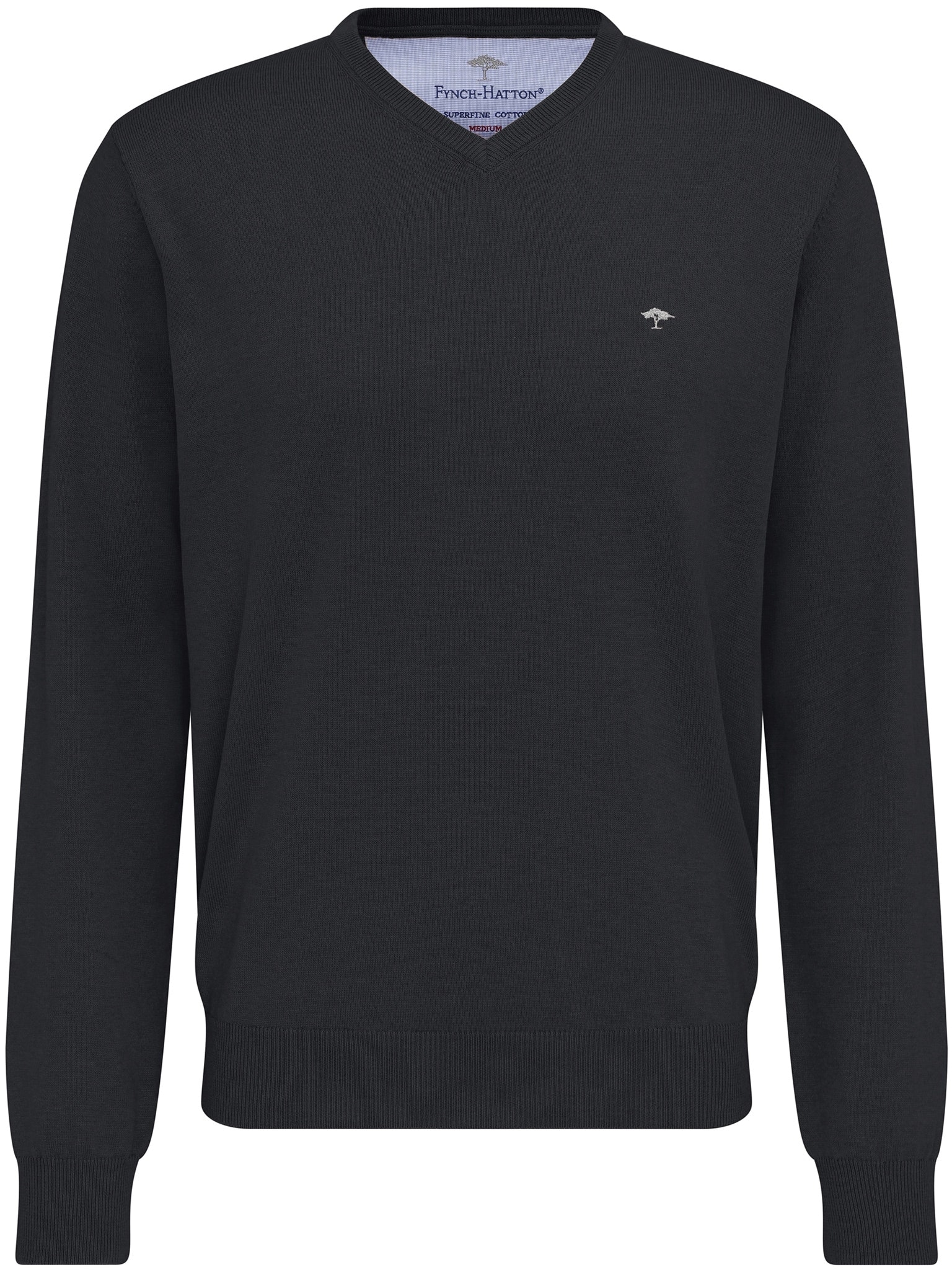 FYNCH-HATTON Strickpullover »FYNCH-HATTON Pullover mit V-Kragen« mit V-Ausschnitt