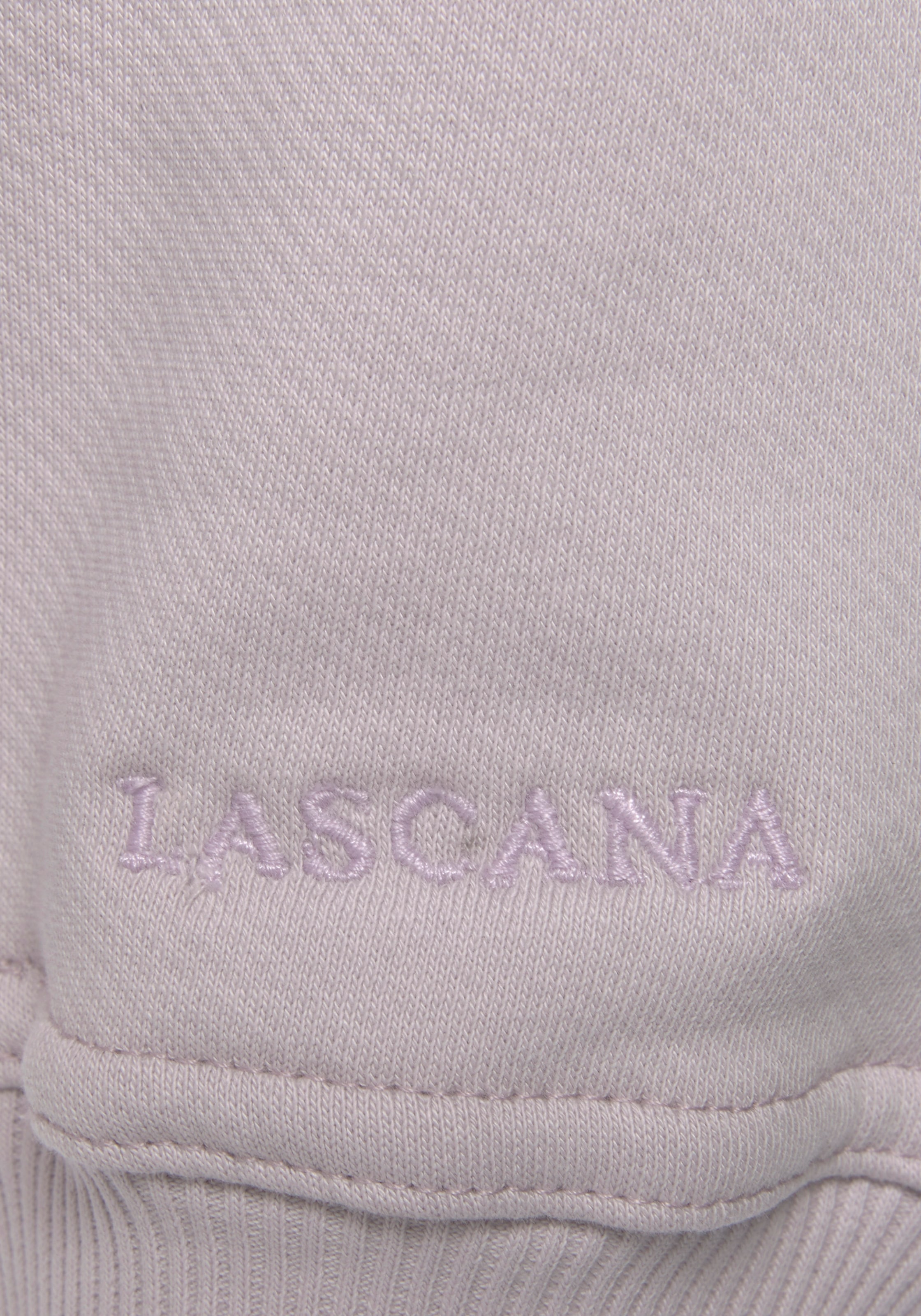 LASCANA Sweatjacke »-Loungejacke«, aus organischer Baumwolle, Loungewear