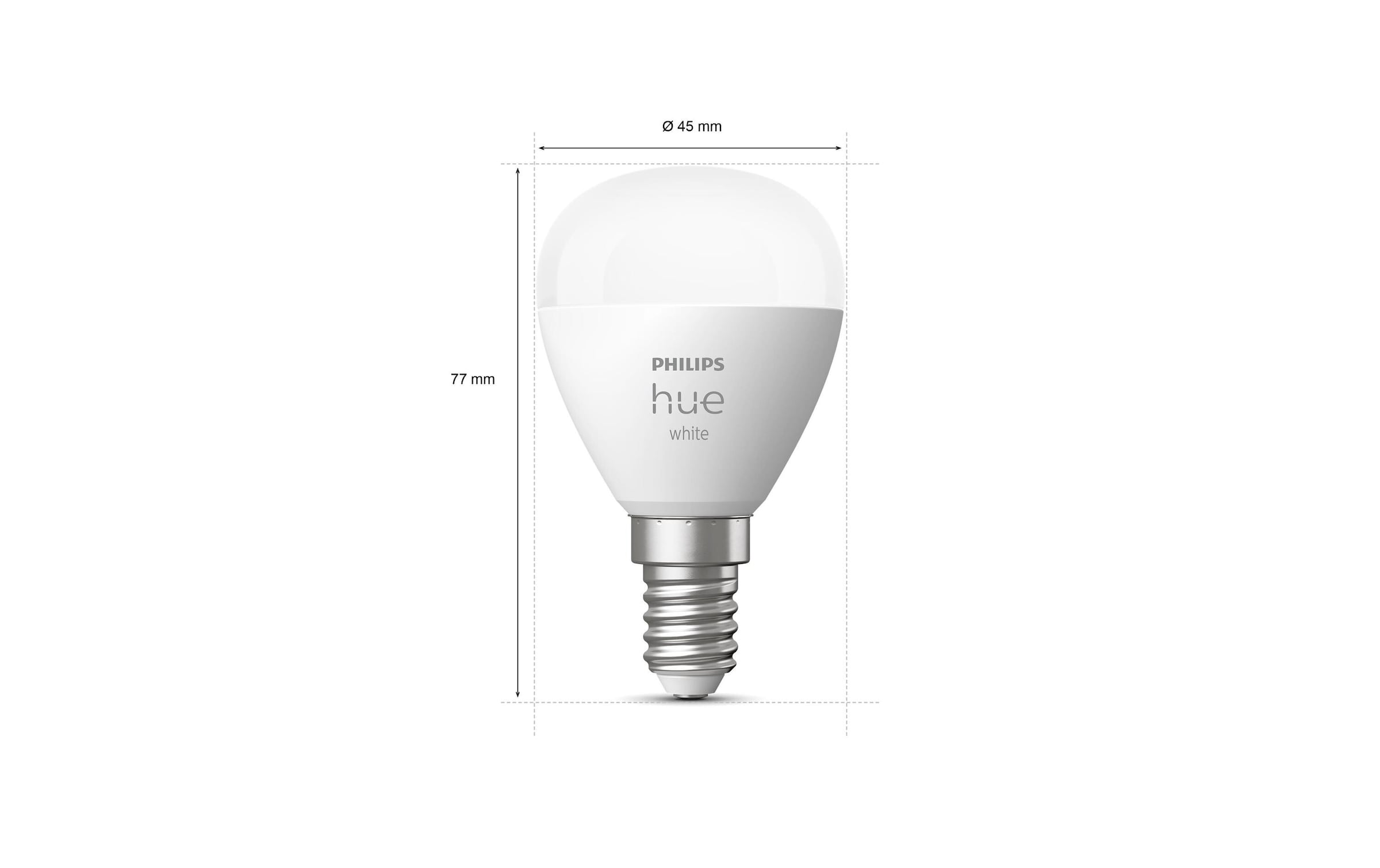 Philips Hue Spezialleuchtmittel »Philips Hue White E14 Luster Einzelpack«