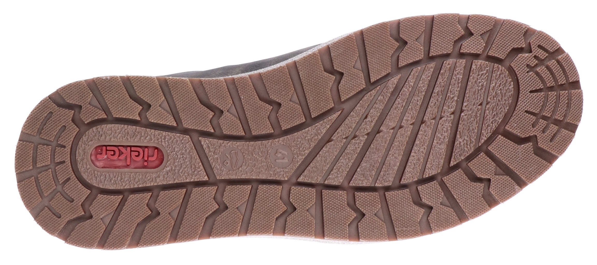 Rieker Schnürboots, mit zwei Reissverschlüsse, Freizeitschuh, Schnürschuh