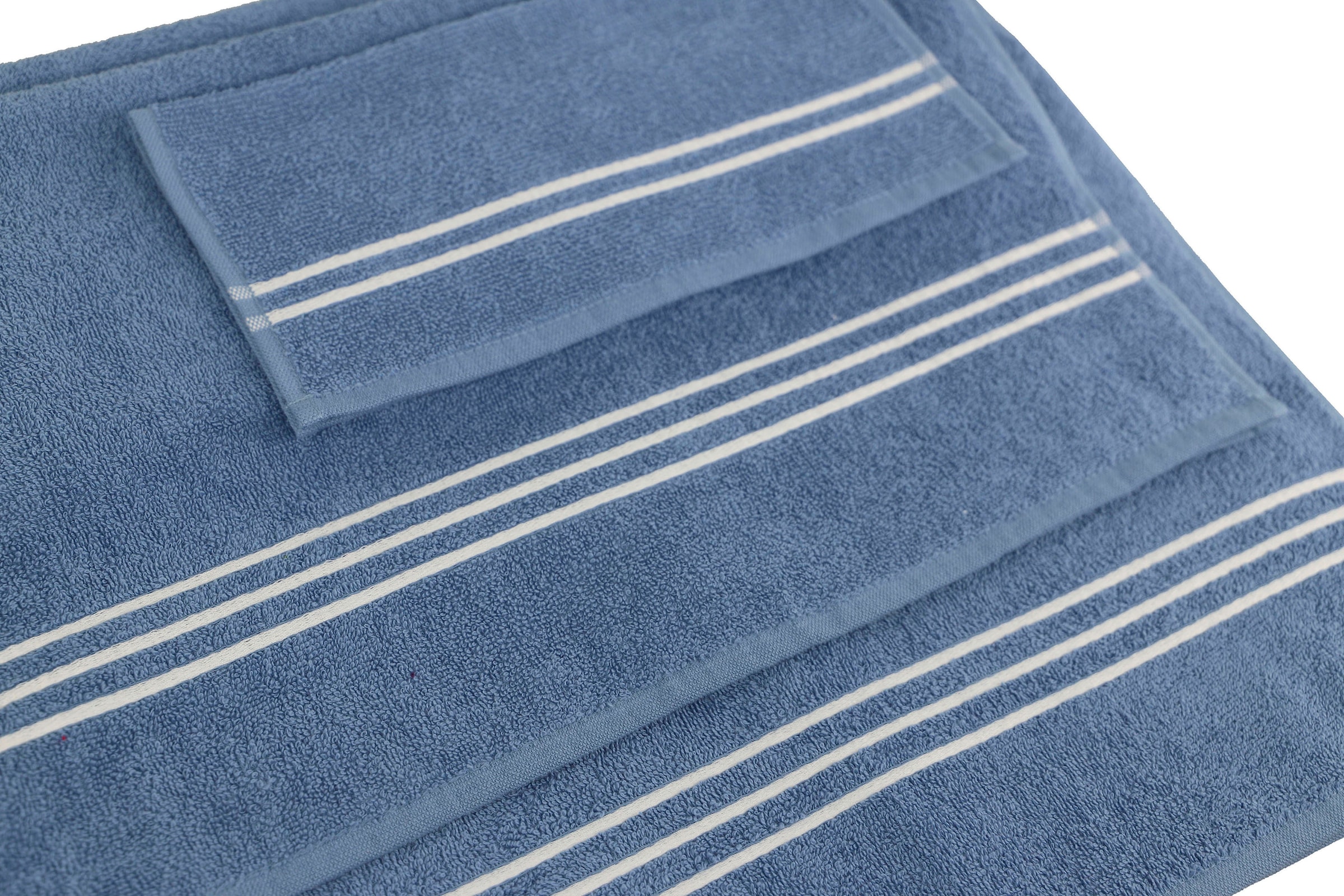 KangaROOS Handtuch Set »Dalia«, Set, 6 tlg., Walkfrottier, mit  Streifenbordüre, einfarbiges Handtuch-Set aus 100% Baumwolle online kaufen  | Jelmoli-Versand