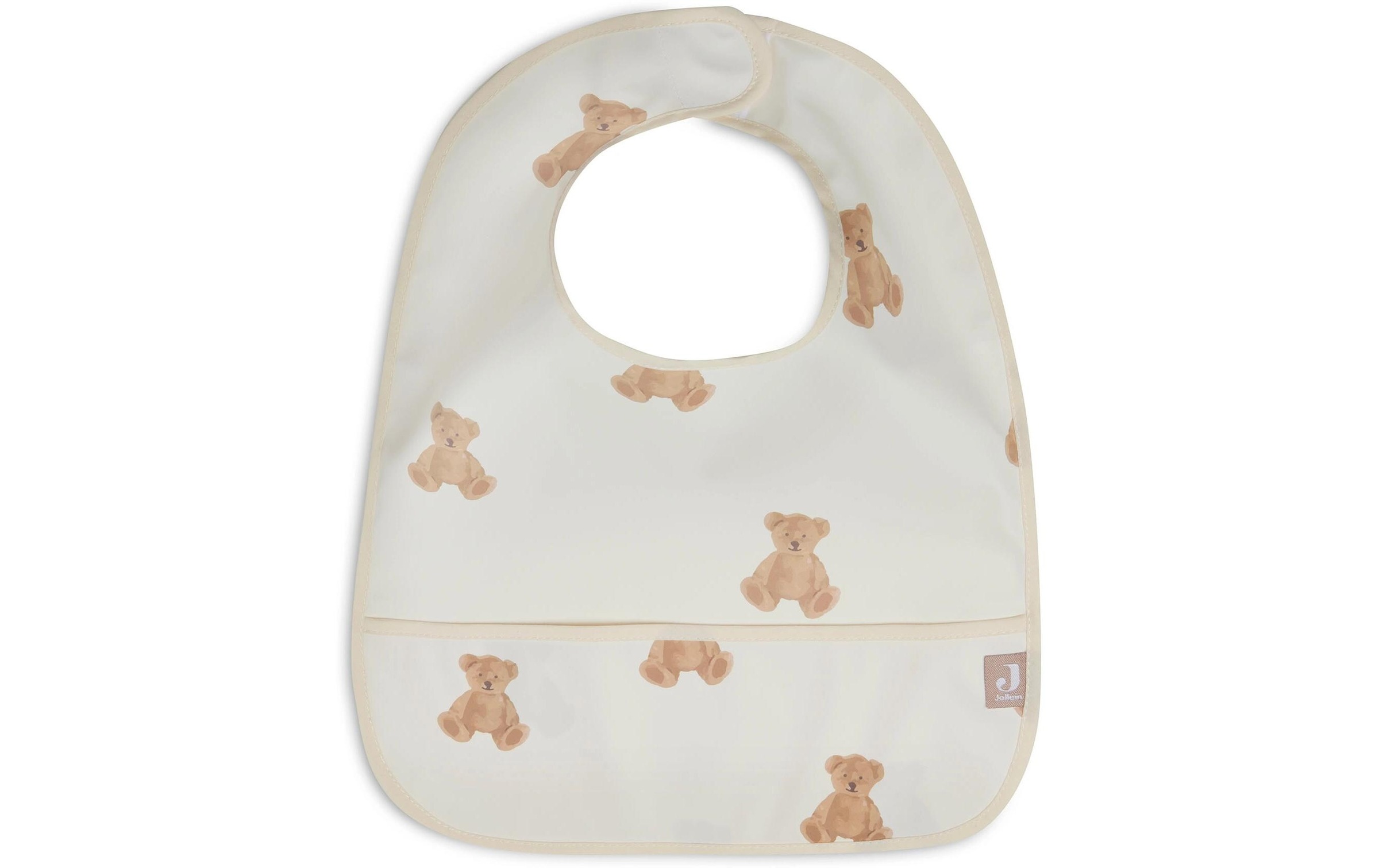 Jollein Lätzchen »wasserfest 2er Set Teddy Bear 29 x 40 cm«, (2 St.)