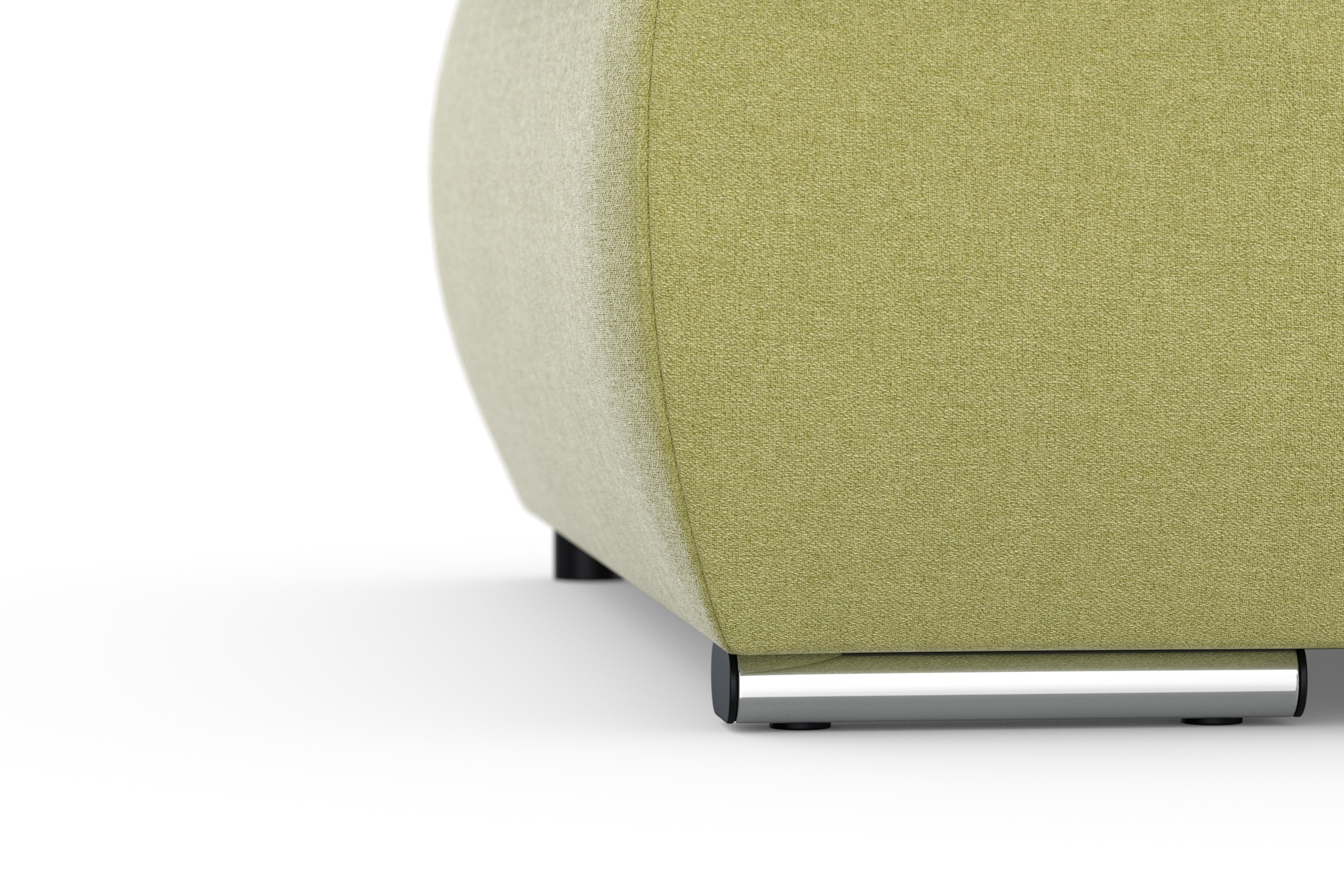 DOMO collection Ecksofa »Moric, L-Form, XXL-Sofa - Breite 300cm«, wahlweise mit Bettfunktion und Armteilverstellung, gelb-schlamm