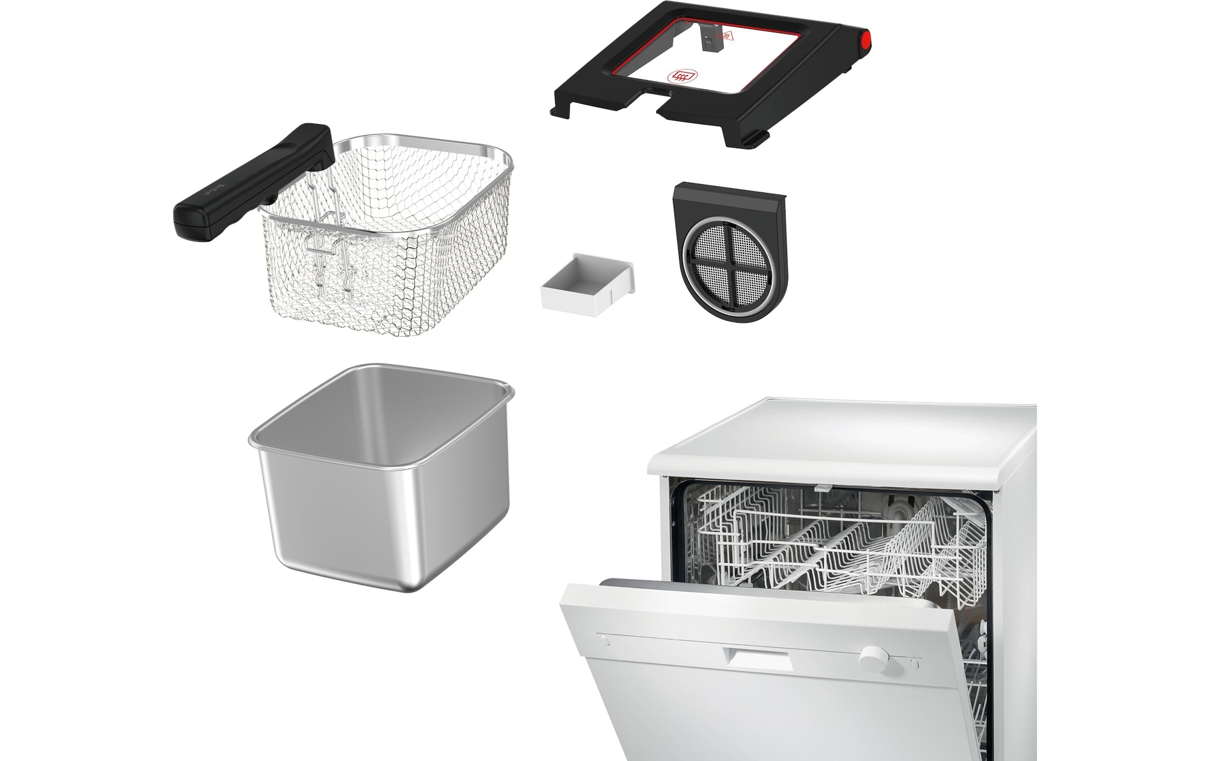 Tefal Fritteuse »Clear Duo FR600DCH«, 2000 W