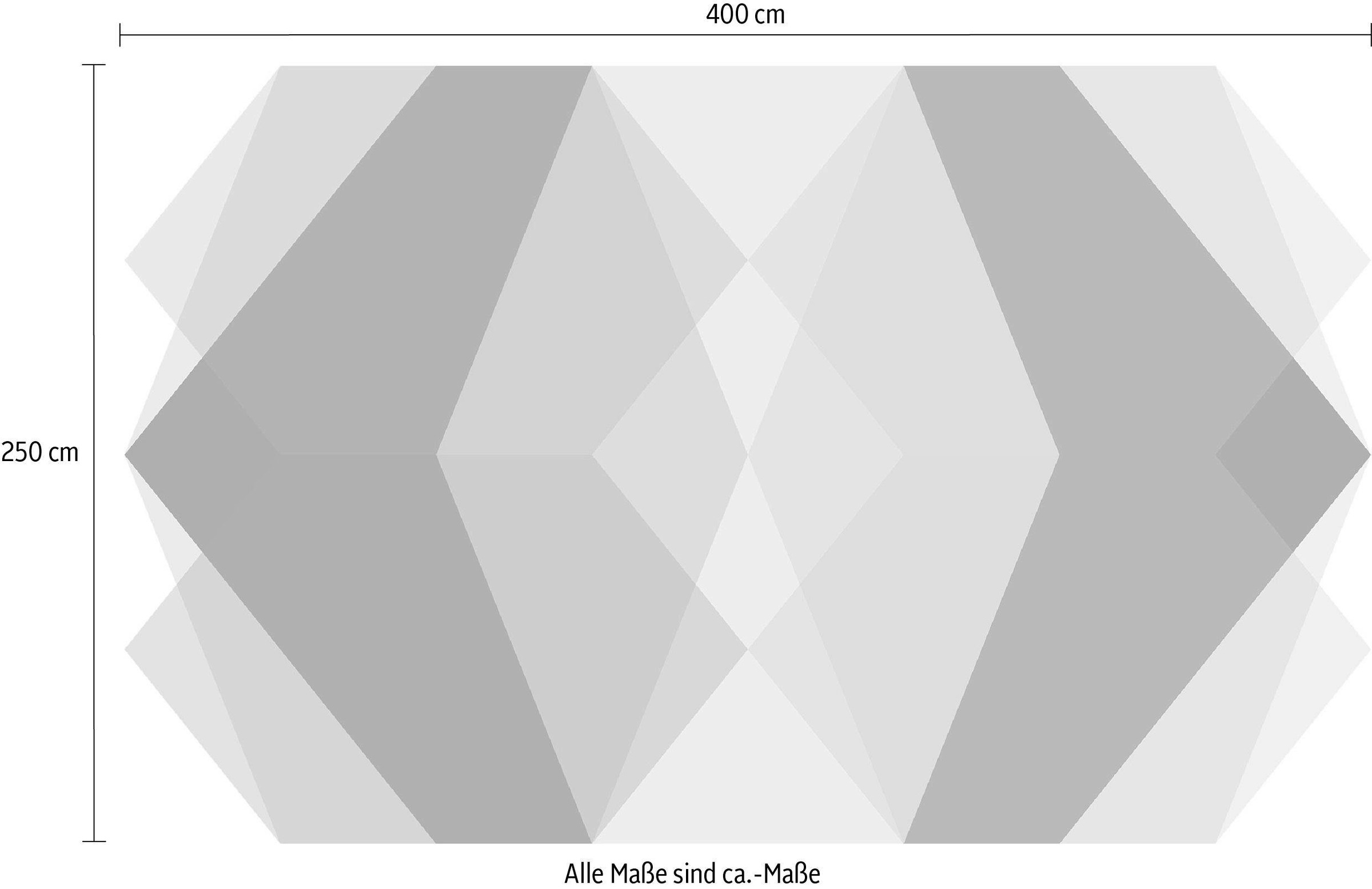 Komar Vliestapete »Digitaldruck Vlies - Gem Stone Kite - Grösse 400 x 250 cm«, bedruckt, Wohnzimmer, Schlafzimmer