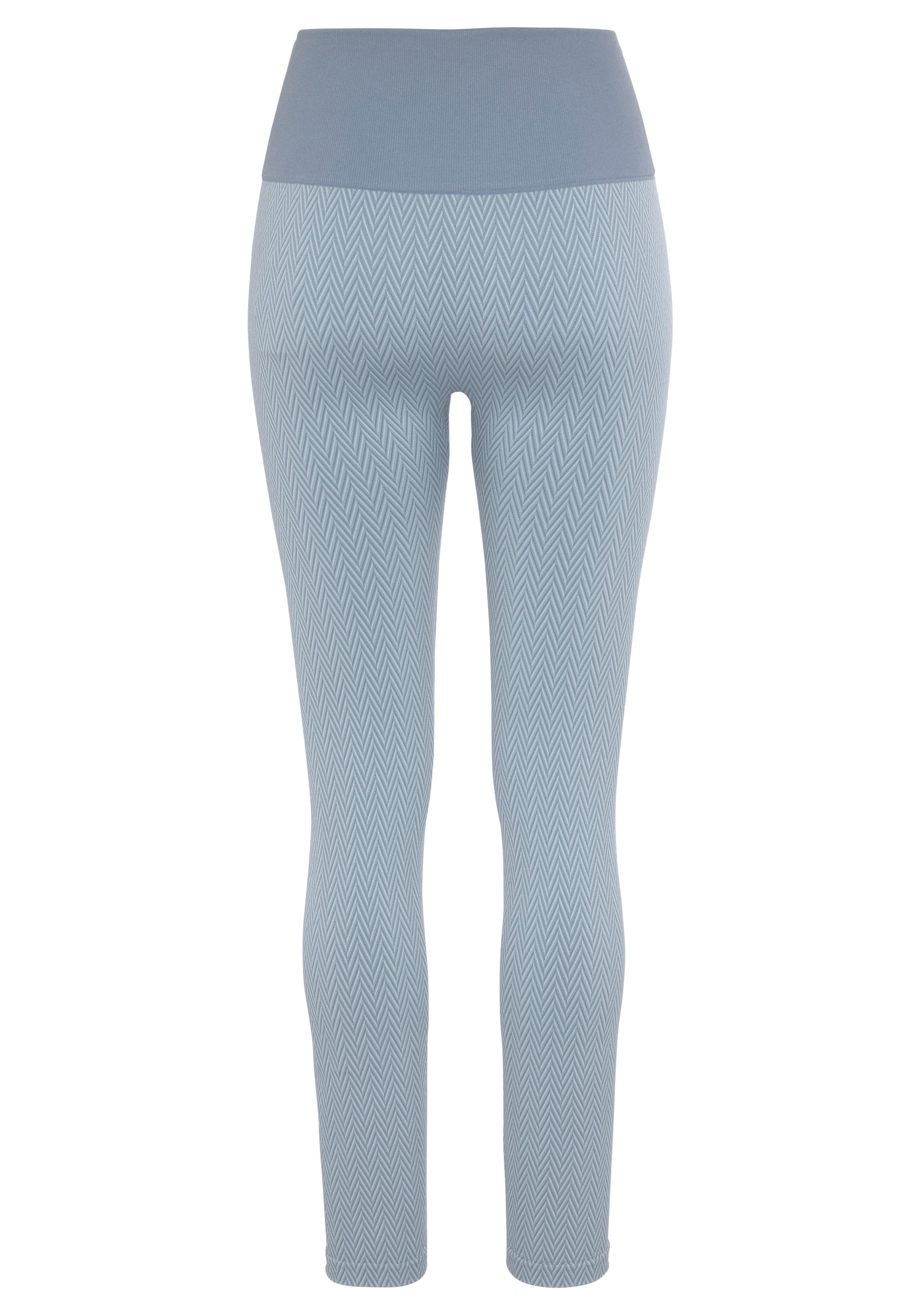 Vivance active Leggings »-Sporthose«, Jacquardmuster und breitem Bund