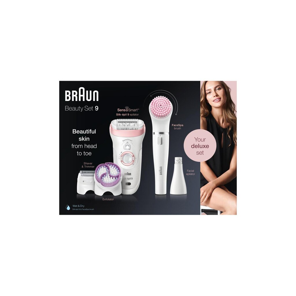 Braun Epilierer »Silk-épil 9 Beauty Set 9-975 SensoSmart«