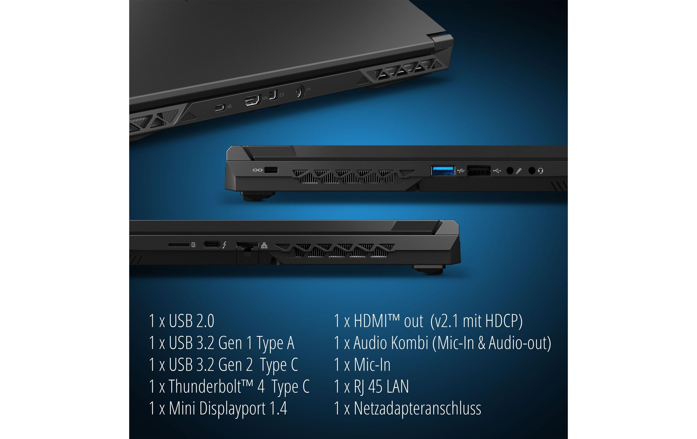 Medion® Gaming-Notebook »Erazer Defender P20«, 43,77 cm, / 17,3 Zoll, Intel, Core i7, GeForce RTX 3060, 1000 GB SSD