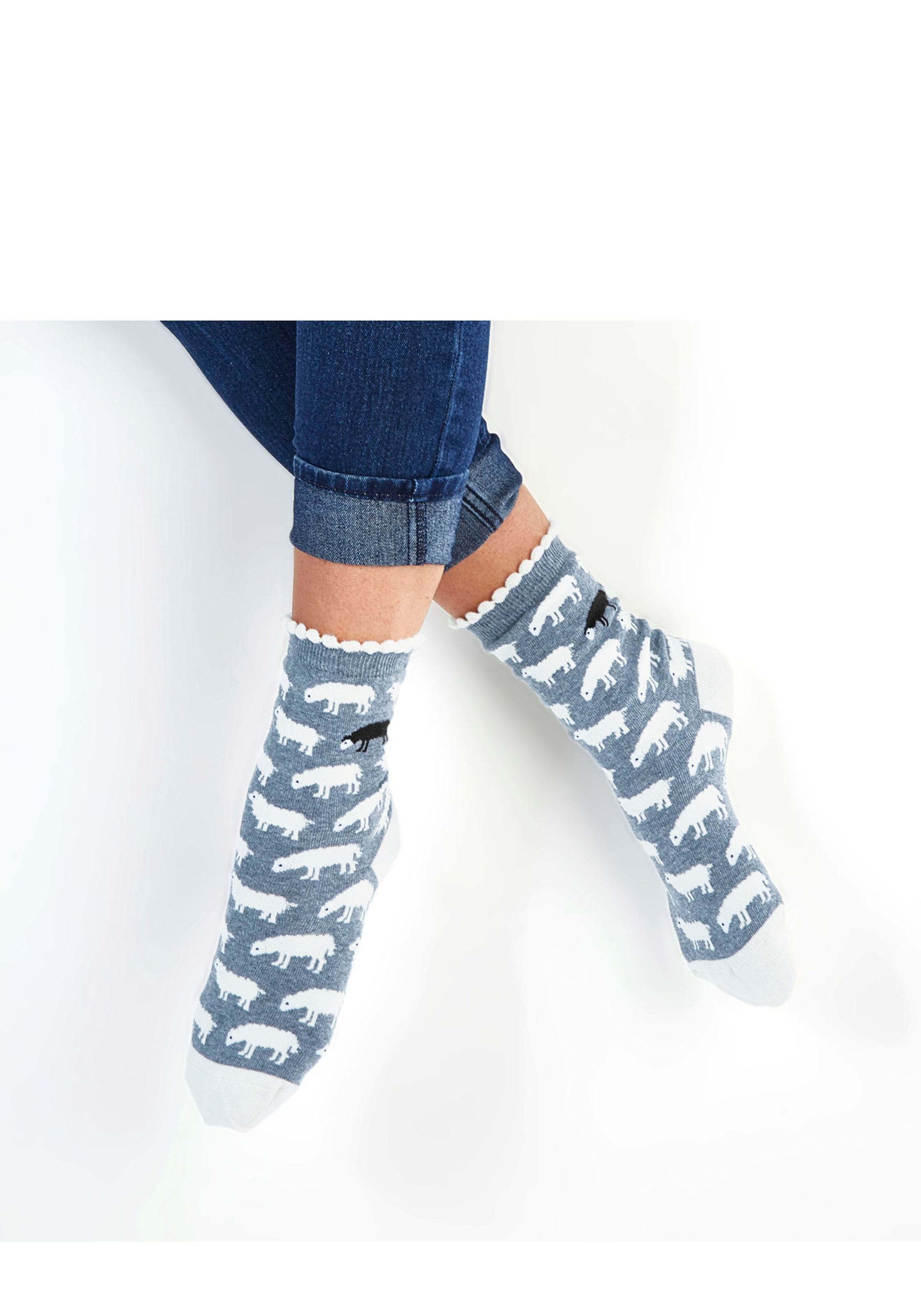 H.I.S Socken, (Packung, 3 Paar), mit feinem Muschelabschluss