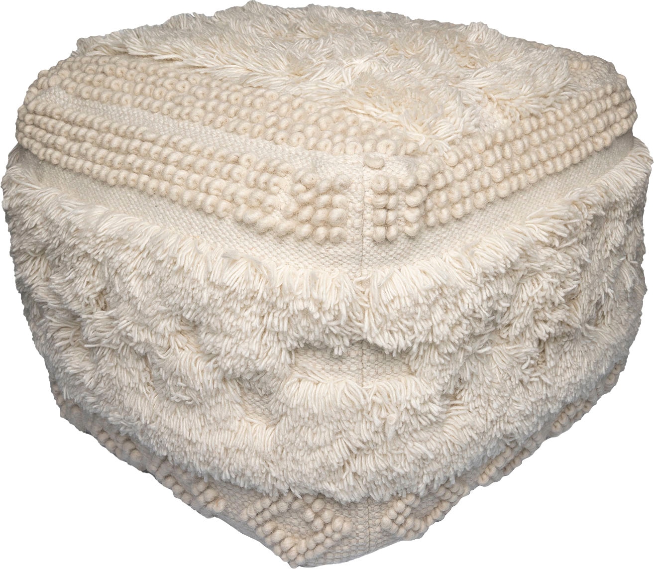 Pouf »Pouf Bohist 125 50cm x 50cm«, (1 St.), handgefertigt, Unikat, sehr gut kombinierbar