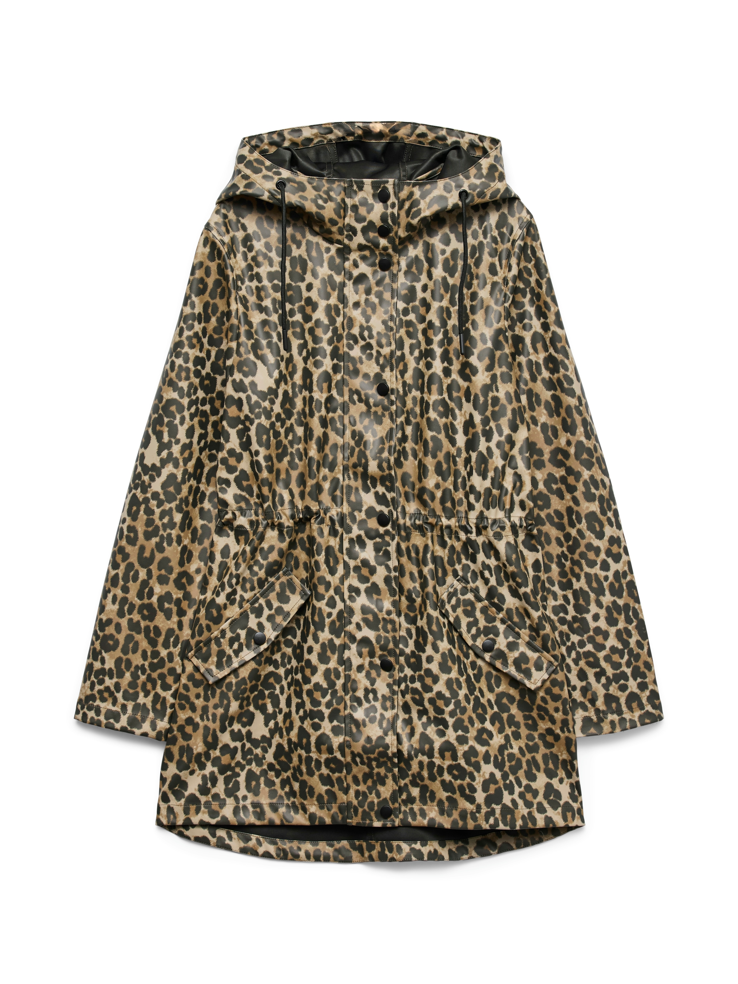 Vero Moda Outdoorjacke »VMMALOU COATED PRINTED JACKET NOOS«, mit Kapuze