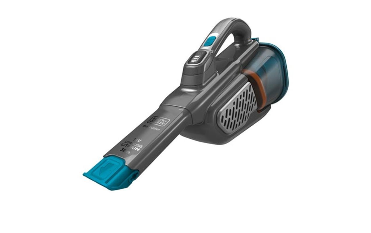 Black + Decker Akku-Handstaubsauger »36Wh 18V Lithium Titanium, Silber, Blau«