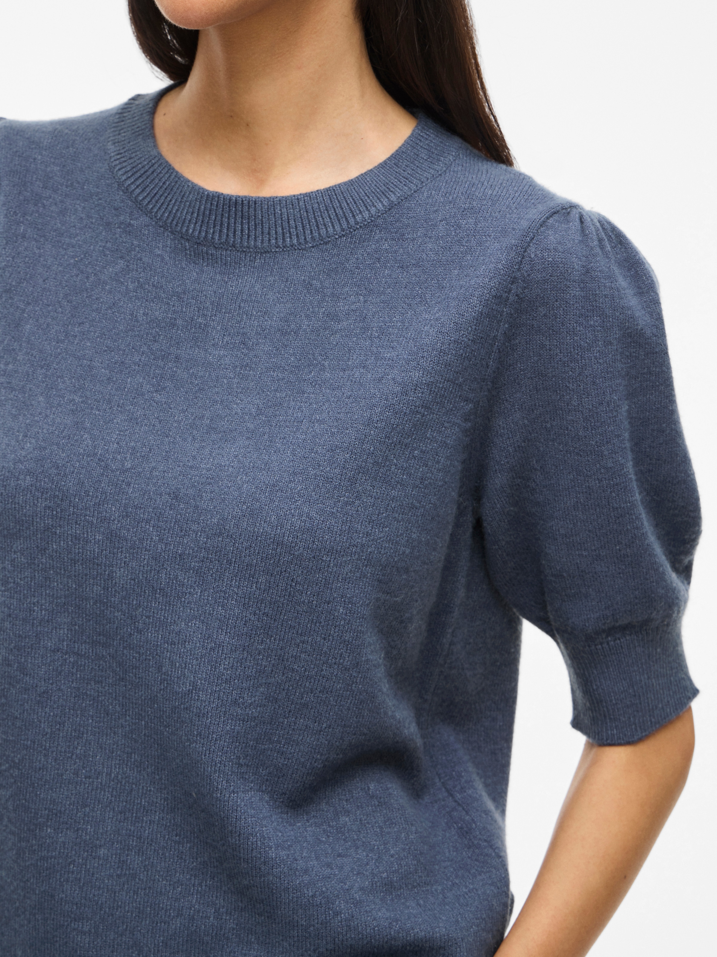 Vila Strickpullover »VIRIL 2/4 SLEEVE O-NECK KNIT TOP - NOOS«