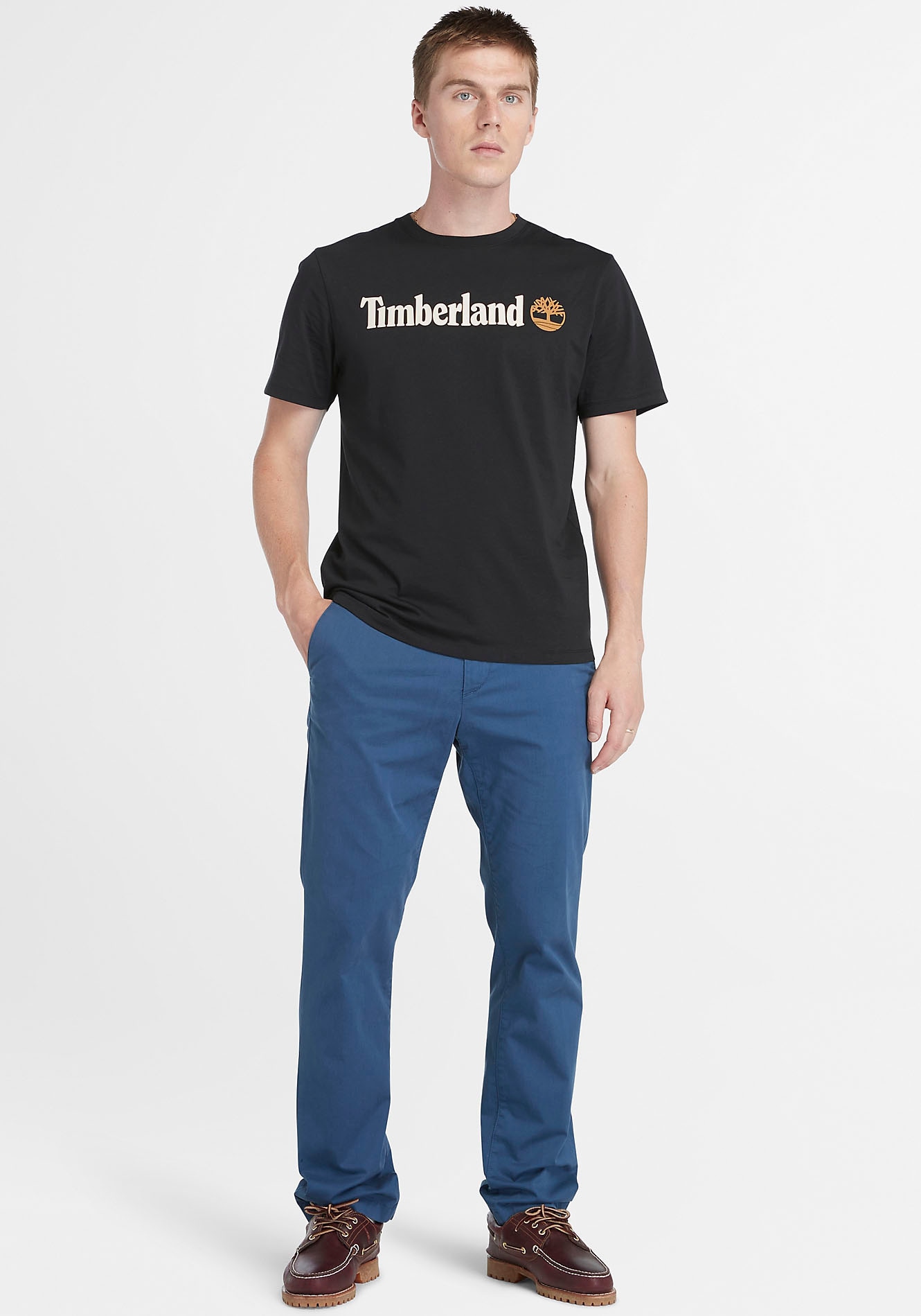 Timberland T-Shirt »KENNEBEC RIVER Linear Logo Short Sl«