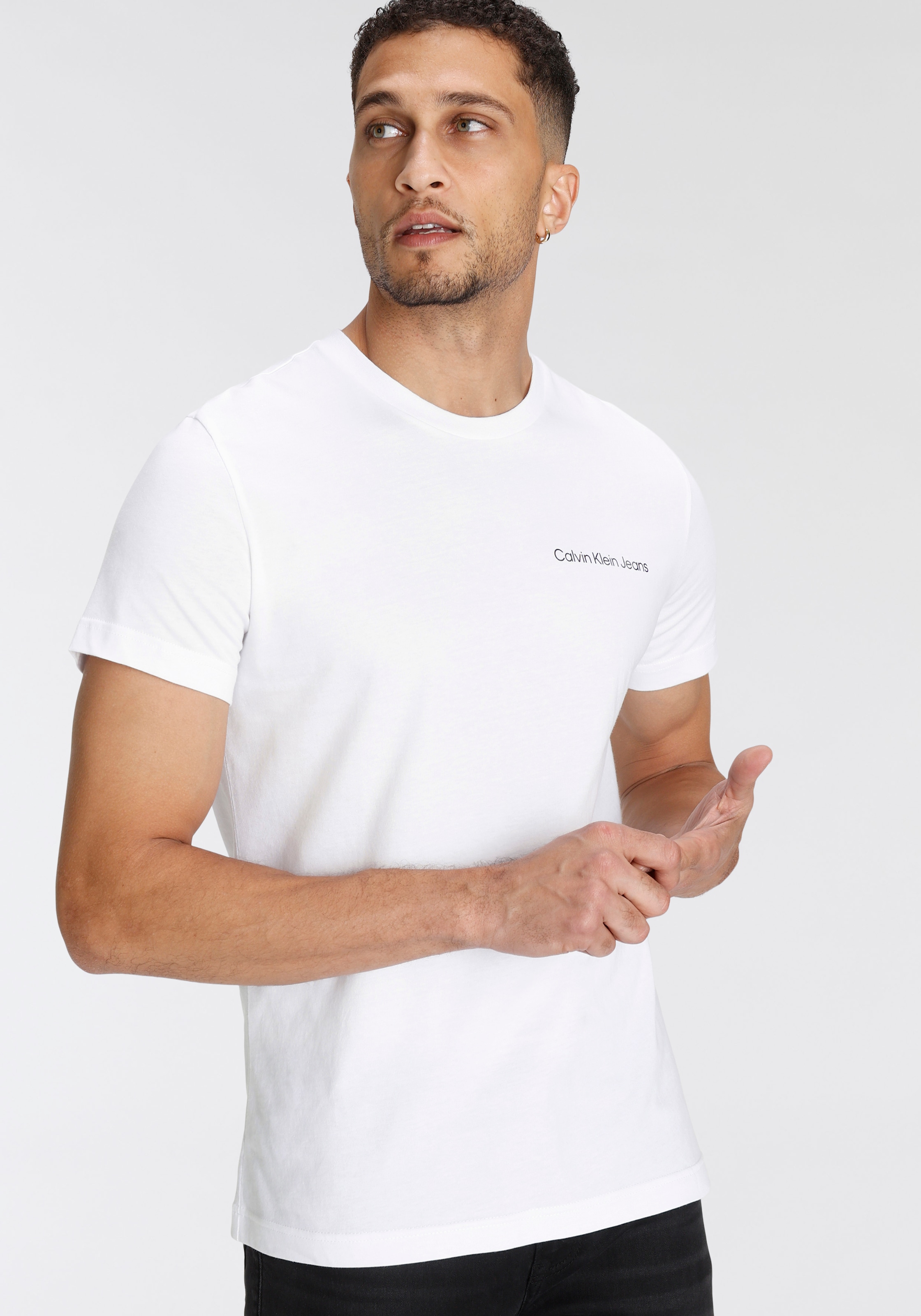 Calvin Klein Jeans SLIM T-Shirt INSTITUTIONAL »CHEST bestellen TEE« online Jelmoli-Versand 