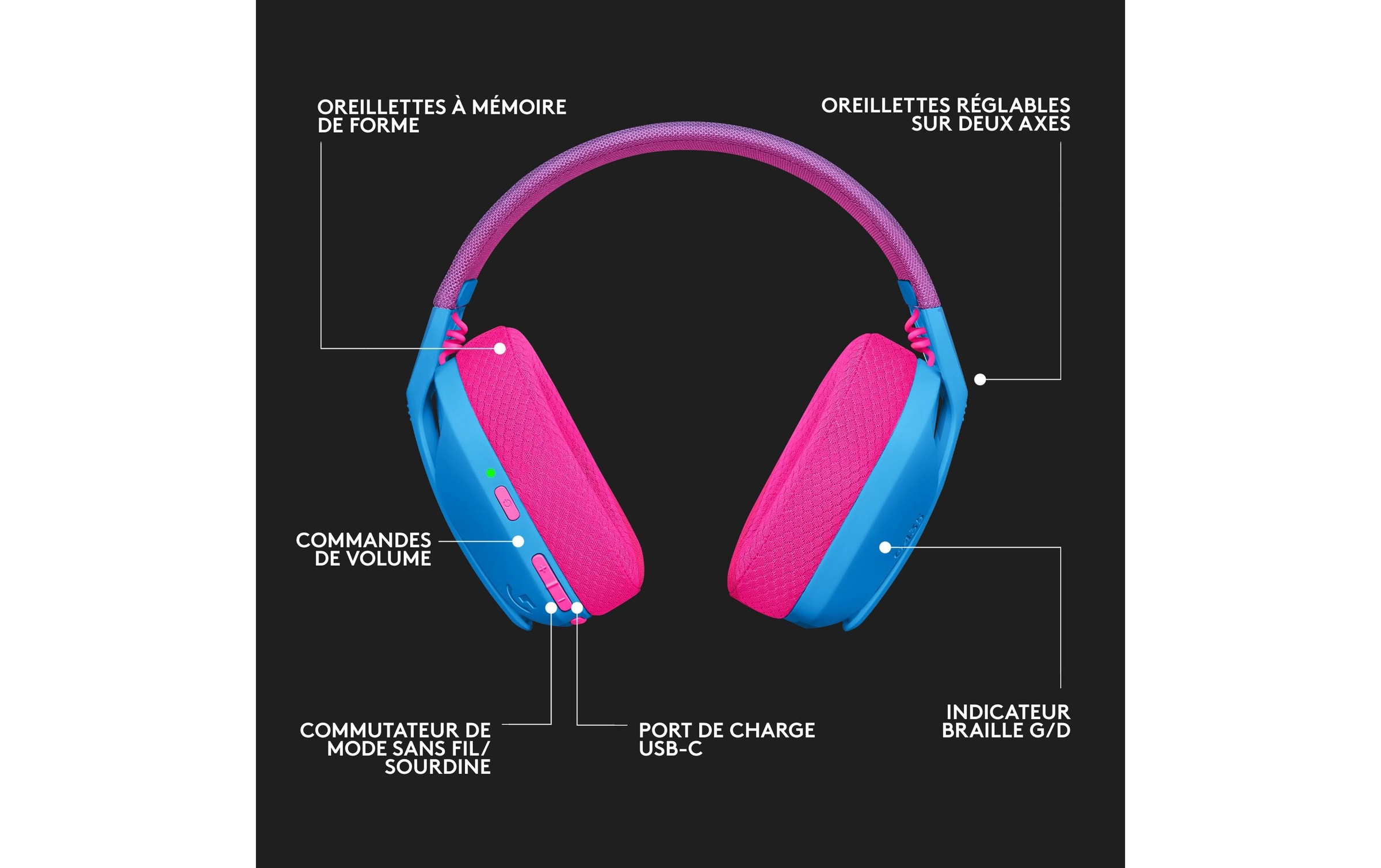 Logitech Headset »G435 Gaming Lights«