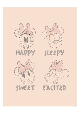 Poster »Minnie Pink Emotions«, Disney, (1 St.)