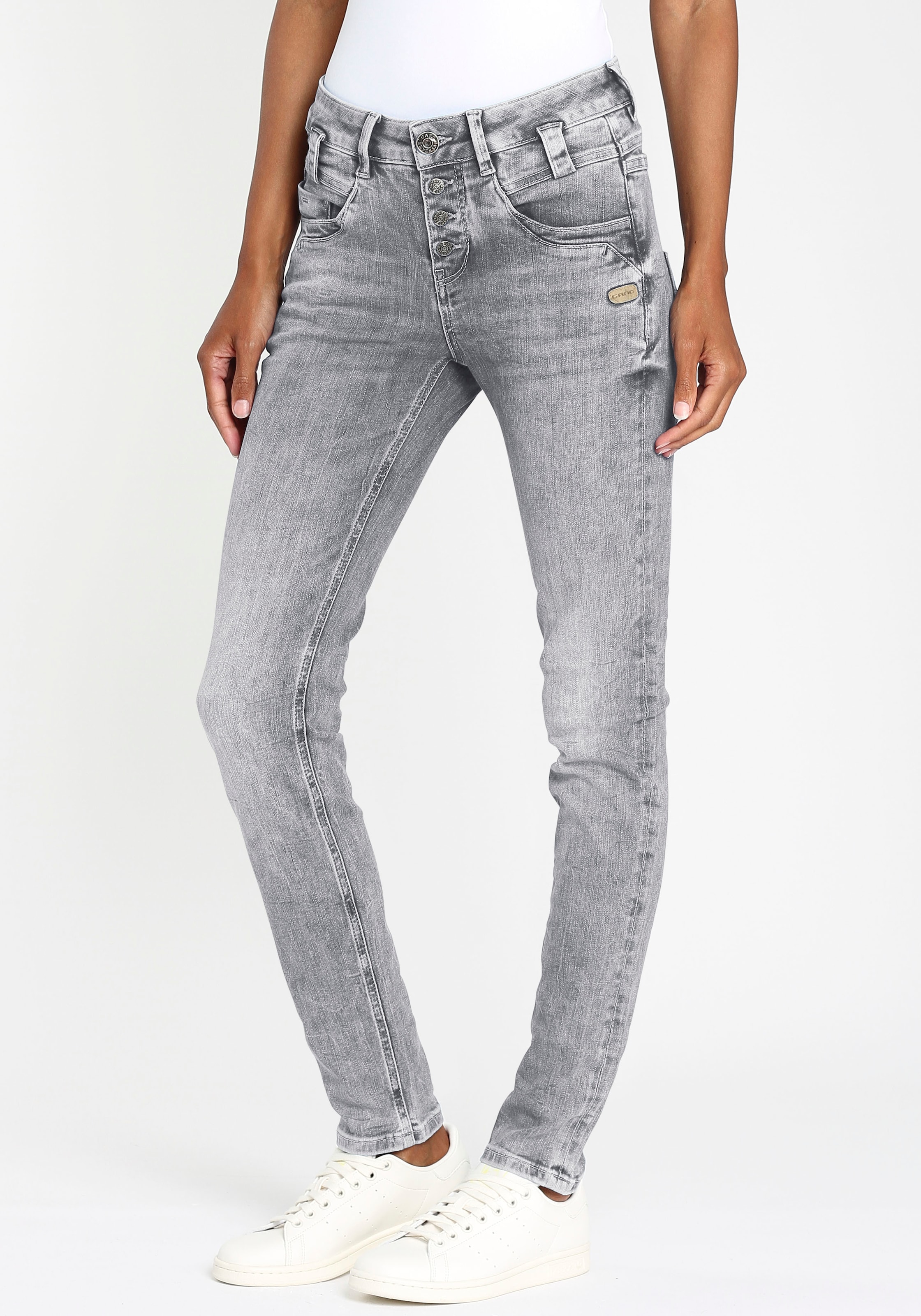 GANG Slim-fit-Jeans »94CARLI«, mit bei online Schweiz Knopfleiste offener shoppen Jelmoli-Versand