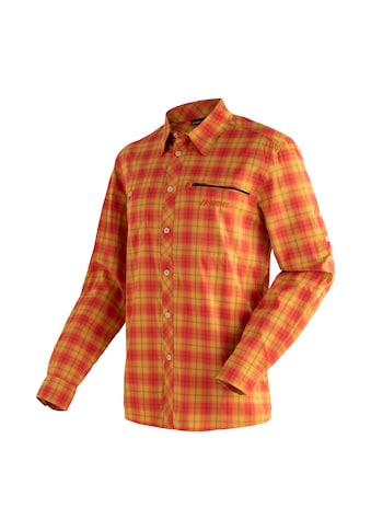 Outdoorhemd »Kasen L/S M«, Herren Hemd, langarm Karohemd für Outdoor und Freizeit